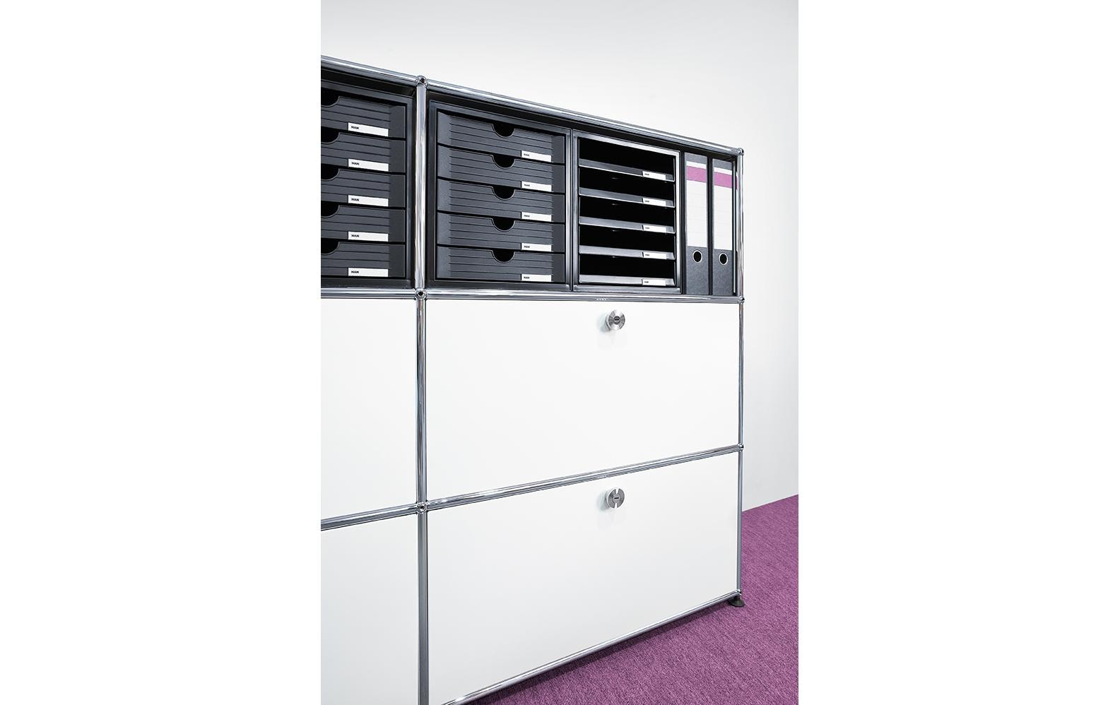 HAN Schubladenbox Systembox A4 – für A4-Formate – 330 × 275 × 320 mm