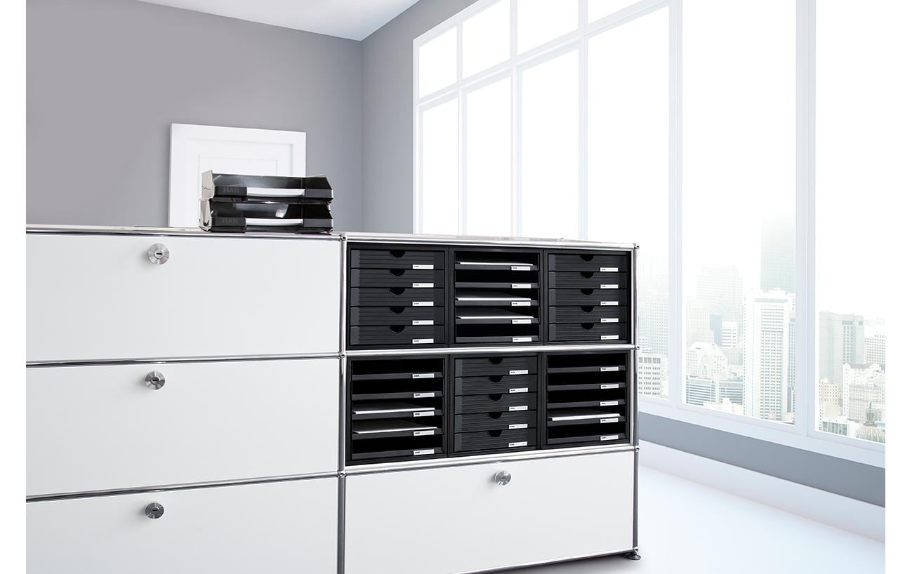 HAN Schubladenbox Systembox A4 – für A4-Formate – 330 × 275 × 320 mm