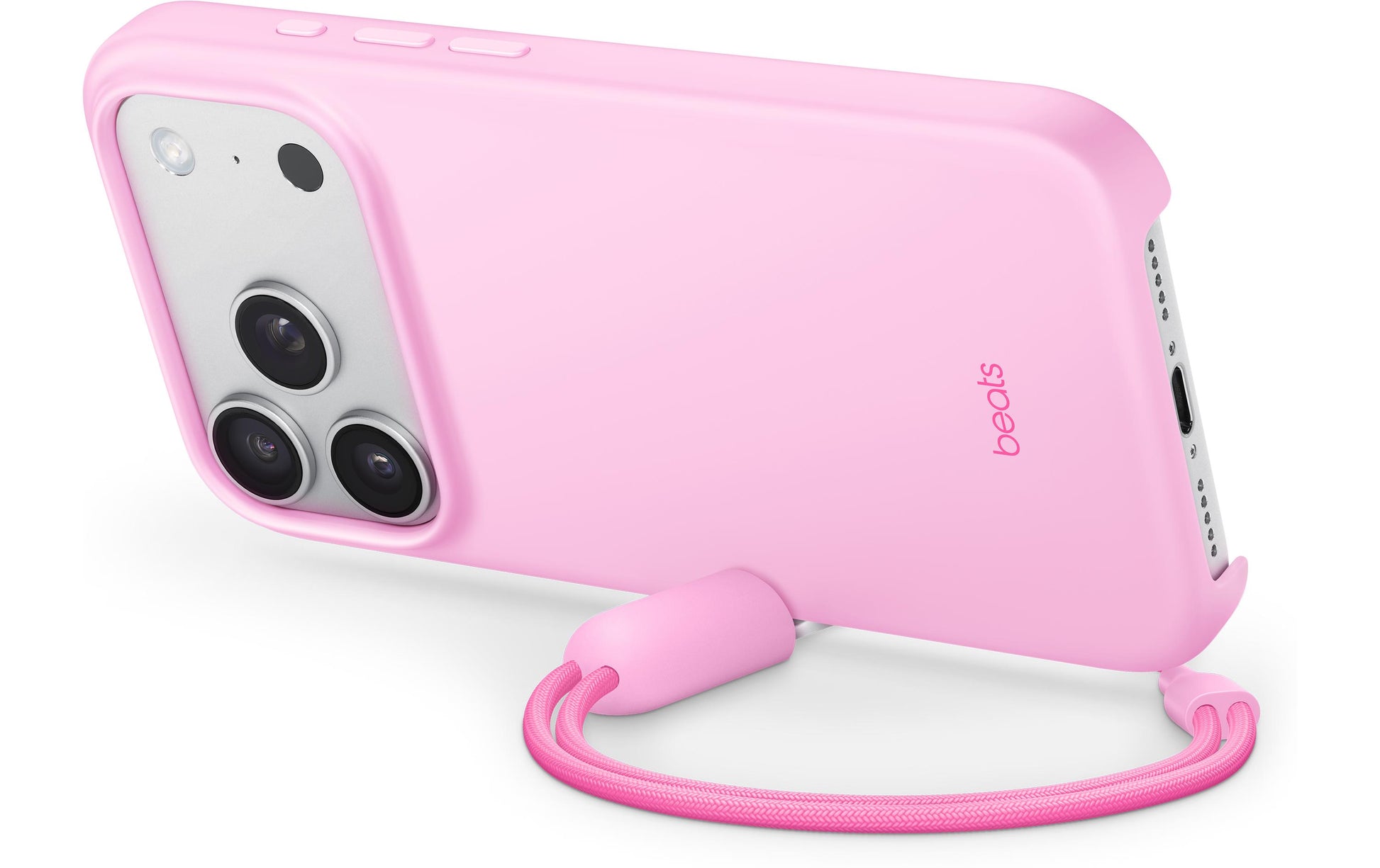 Apple Backcover – für Apple iPhone 17 Pro – rosa – PC – mit Ständer