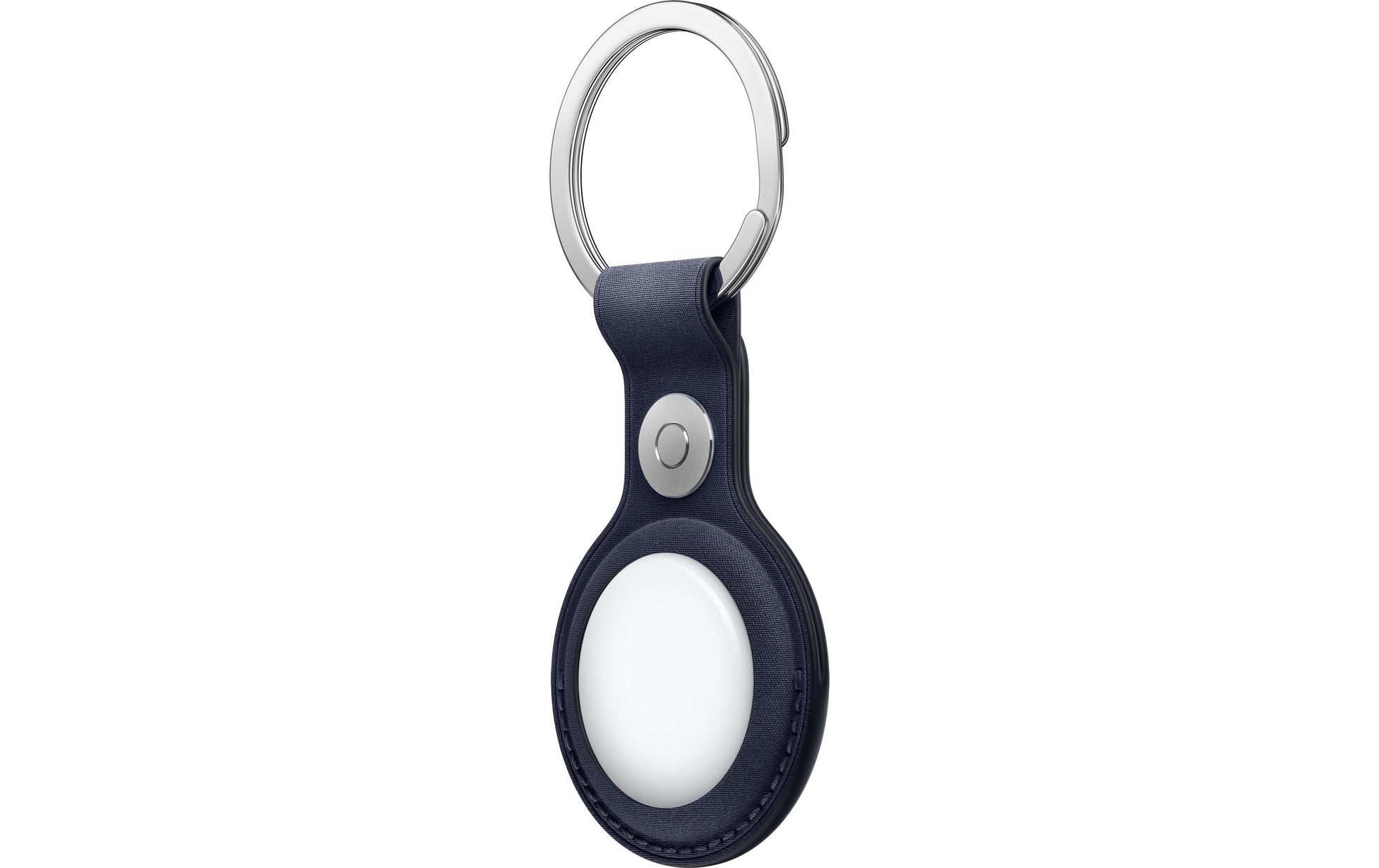 Apple AirTag FineWoven Schlüsselanhänger – Dunkelblau, mit Ring