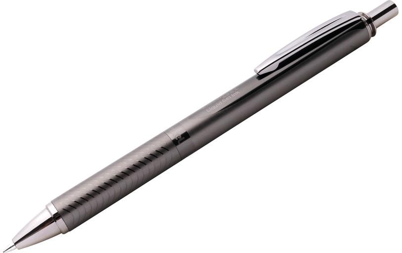 Pentel EnerGel Sterling BL407 – Tintenroller, schnelltrocknend, Druckmechanik, 0,7 mm, blau
