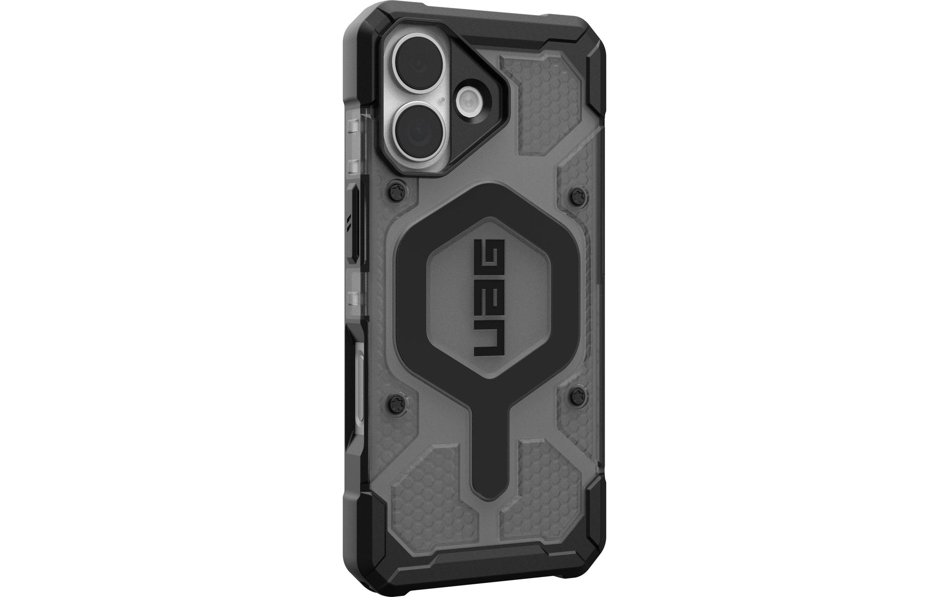 Urban Armor Gear Backcover Pathfinder MS – für Apple iPhone 17 – Asche/Schwarz – TPU – MagSafe-kompatibel