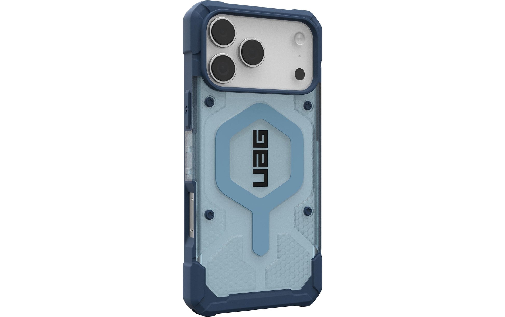 Urban Armor Gear Backcover – für Apple iPhone 17 Pro Max – hellblau/transparent – MagSafe-kompatibel