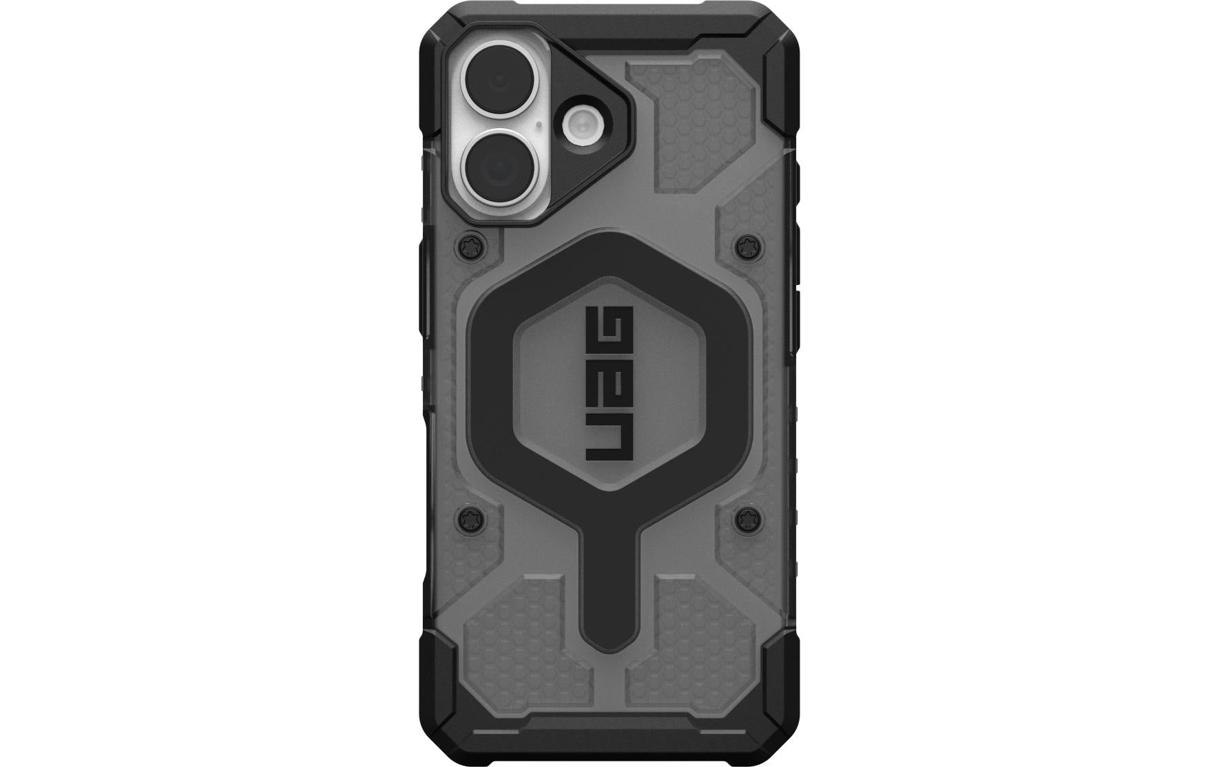 Urban Armor Gear Backcover Pathfinder MS – für Apple iPhone 17 – Asche/Schwarz – TPU – MagSafe-kompatibel