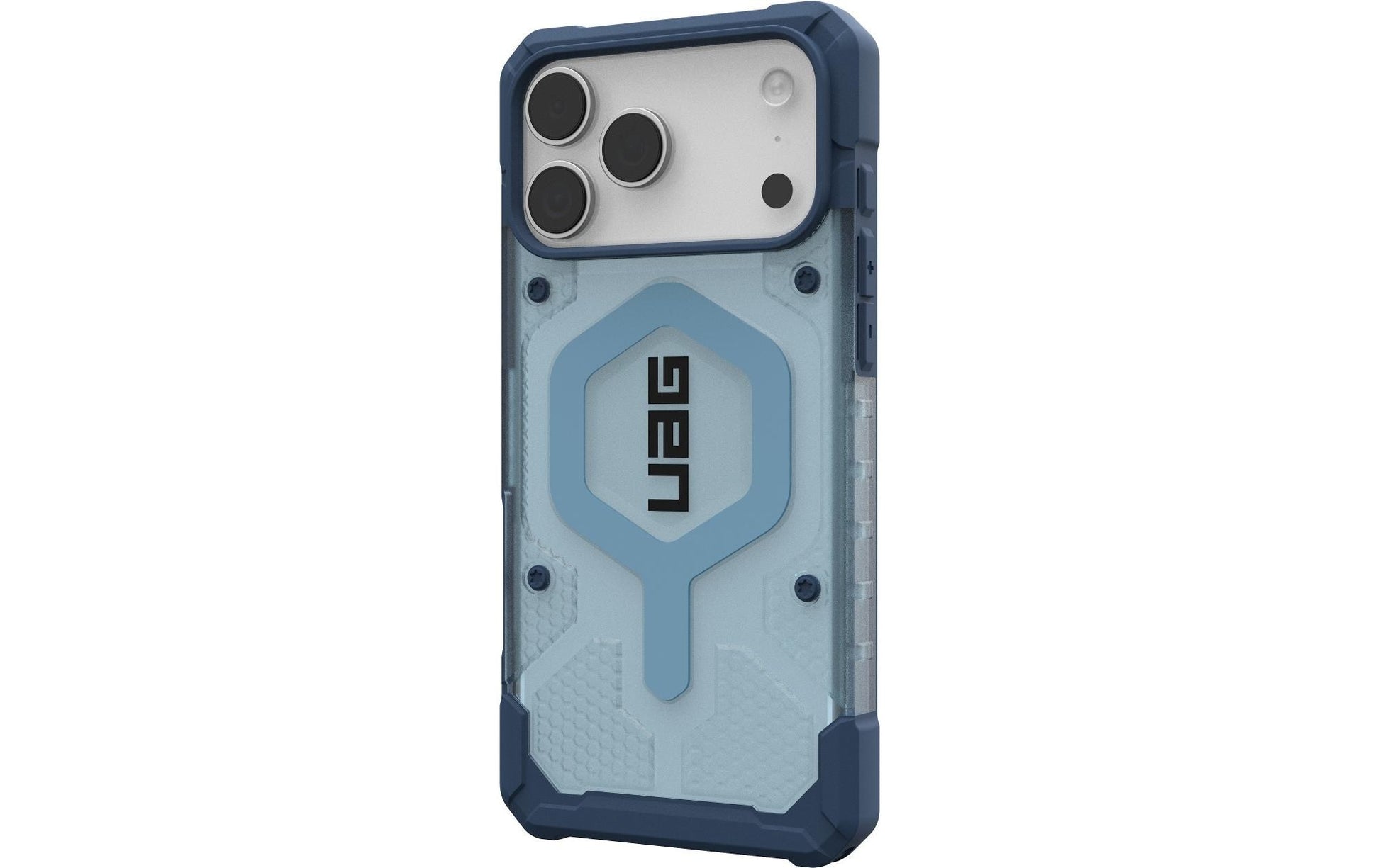 Urban Armor Gear Backcover – für Apple iPhone 17 Pro Max – hellblau/transparent – MagSafe-kompatibel