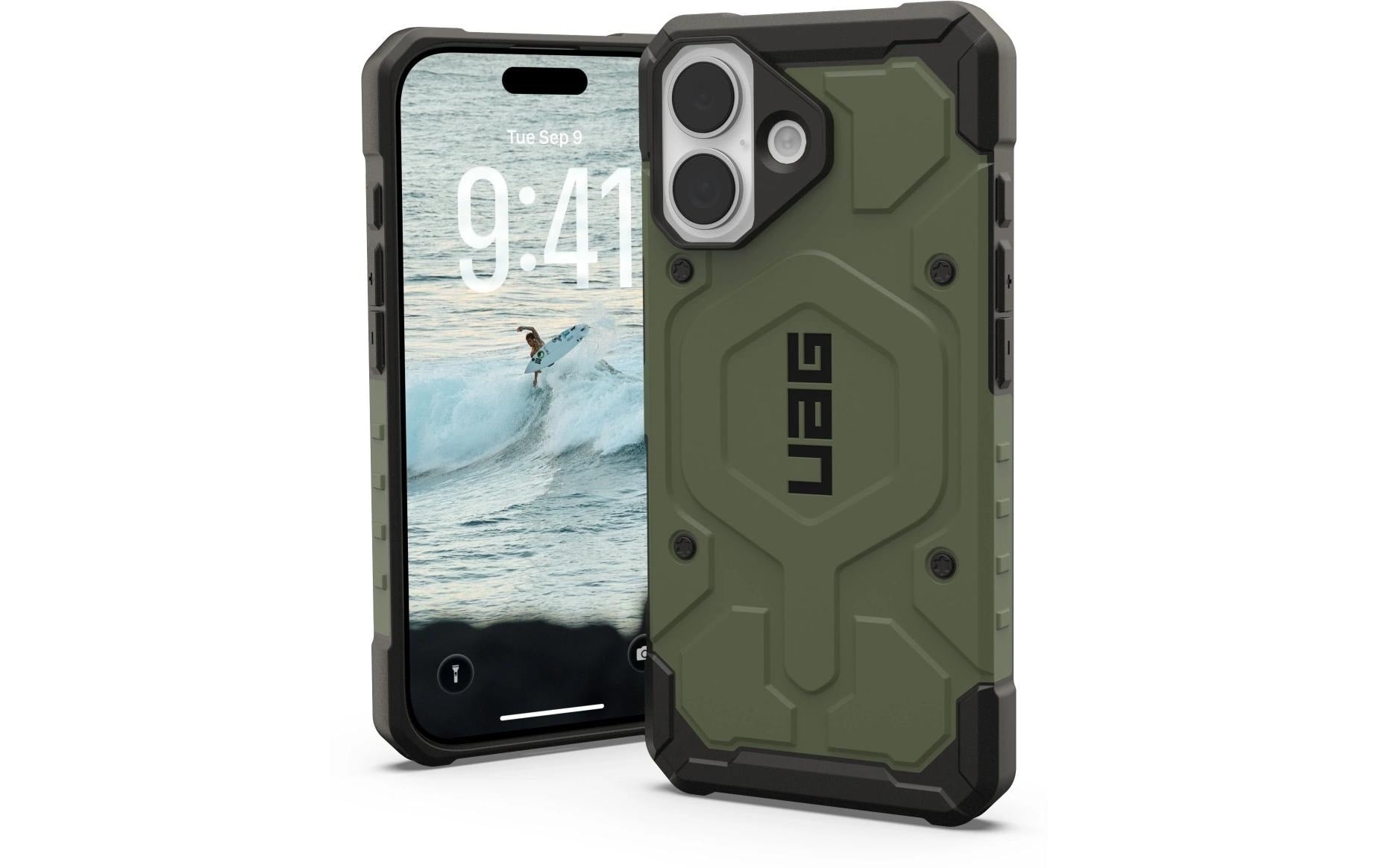 Urban Armor Gear UAG – Backcover Pathfinder MS – für Apple iPhone 17 – grün/schwarz – TPU