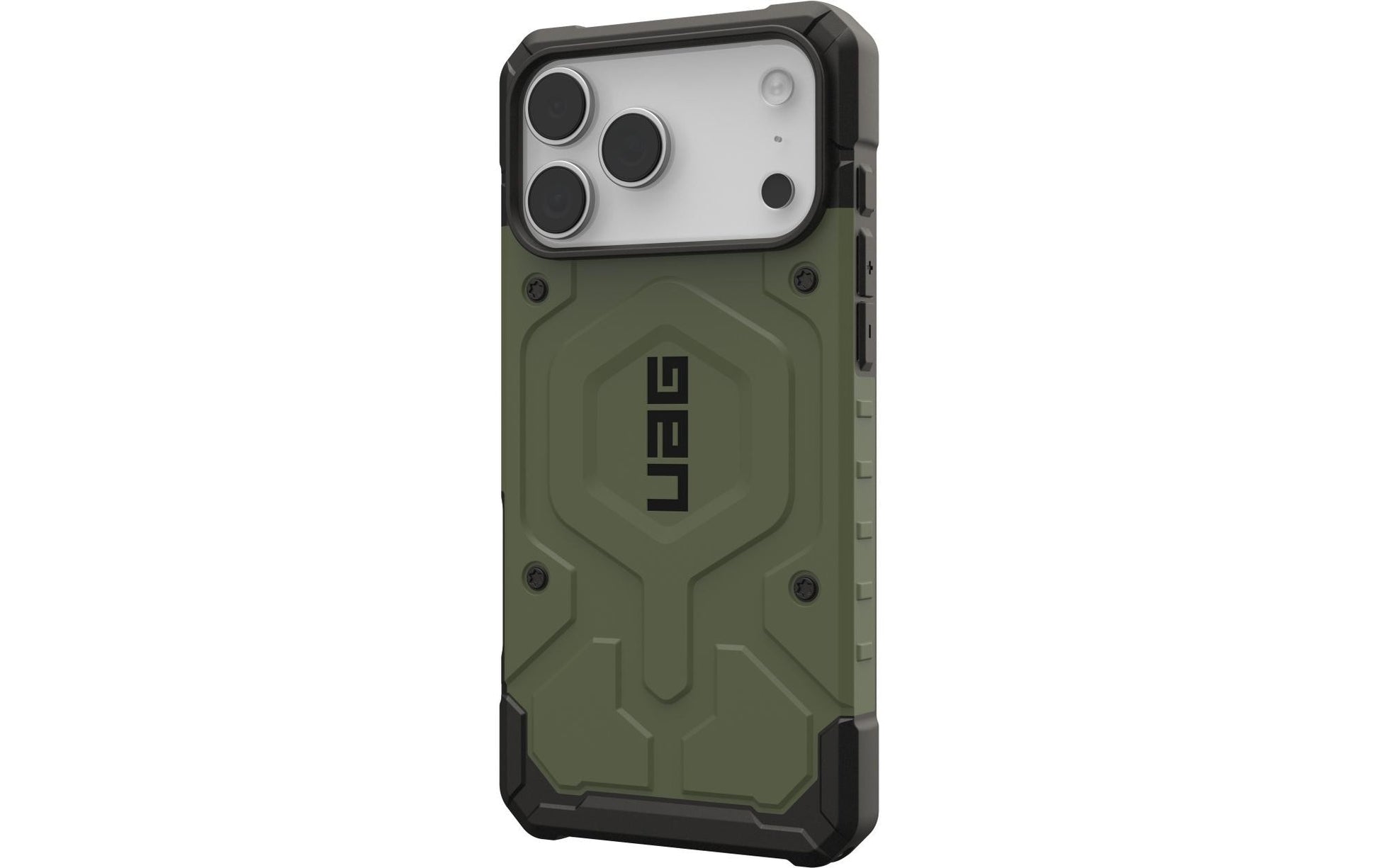 Urban Armor Gear Backcover Pathfinder – für Apple iPhone 17 Pro Max – olivgrün – TPU, MagSafe-kompatibel