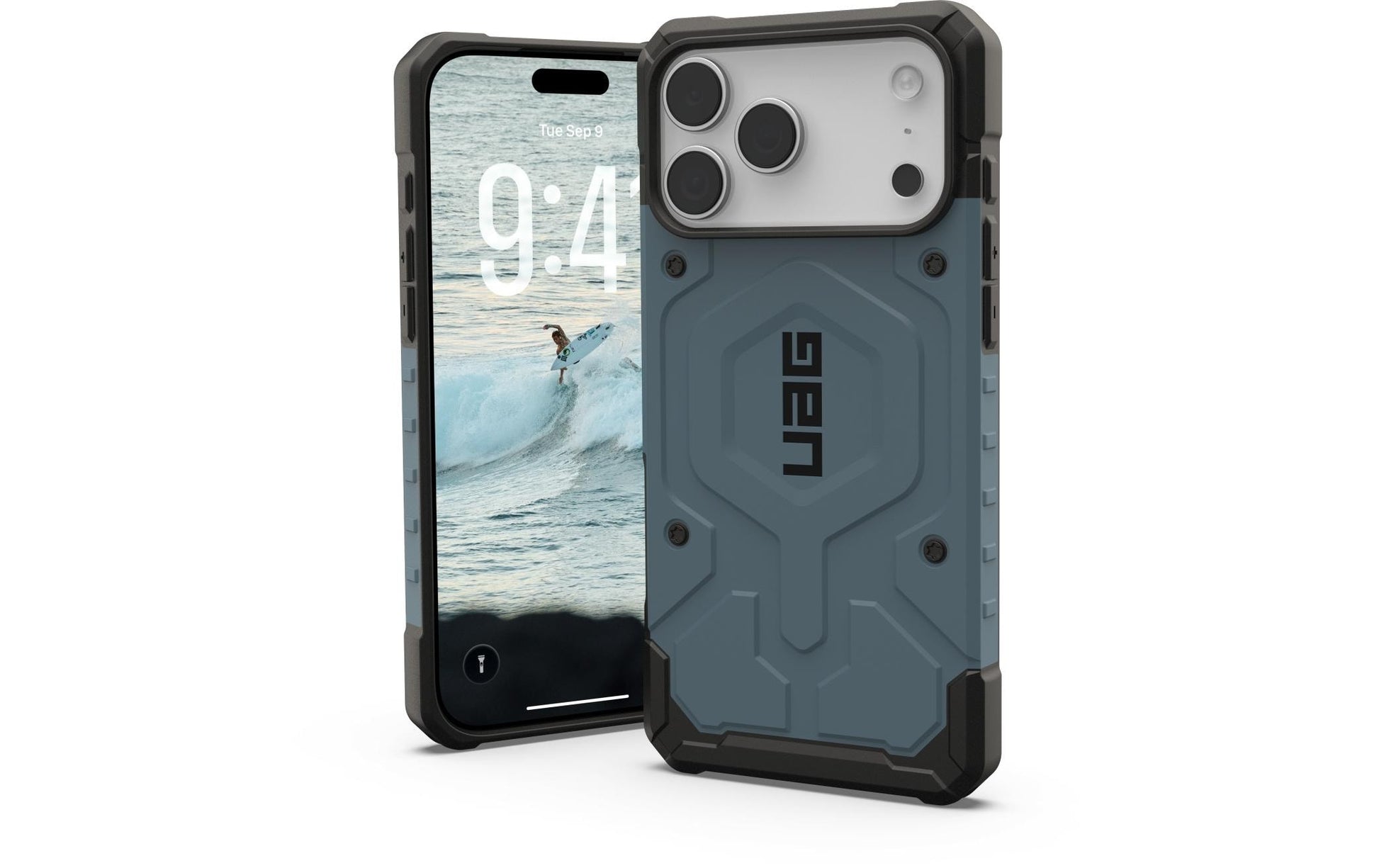Urban Armor Gear UAG – Pathfinder Backcover – für Apple iPhone 17 Pro Max – wolkenblau – TPU, MagSafe-kompatibel