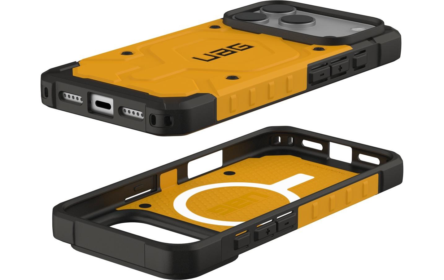 Urban Armor Gear UAG – Pathfinder MS Pro Backcover – für Apple iPhone 17 Pro – Heritage Gelb – MagSafe-kompatibel