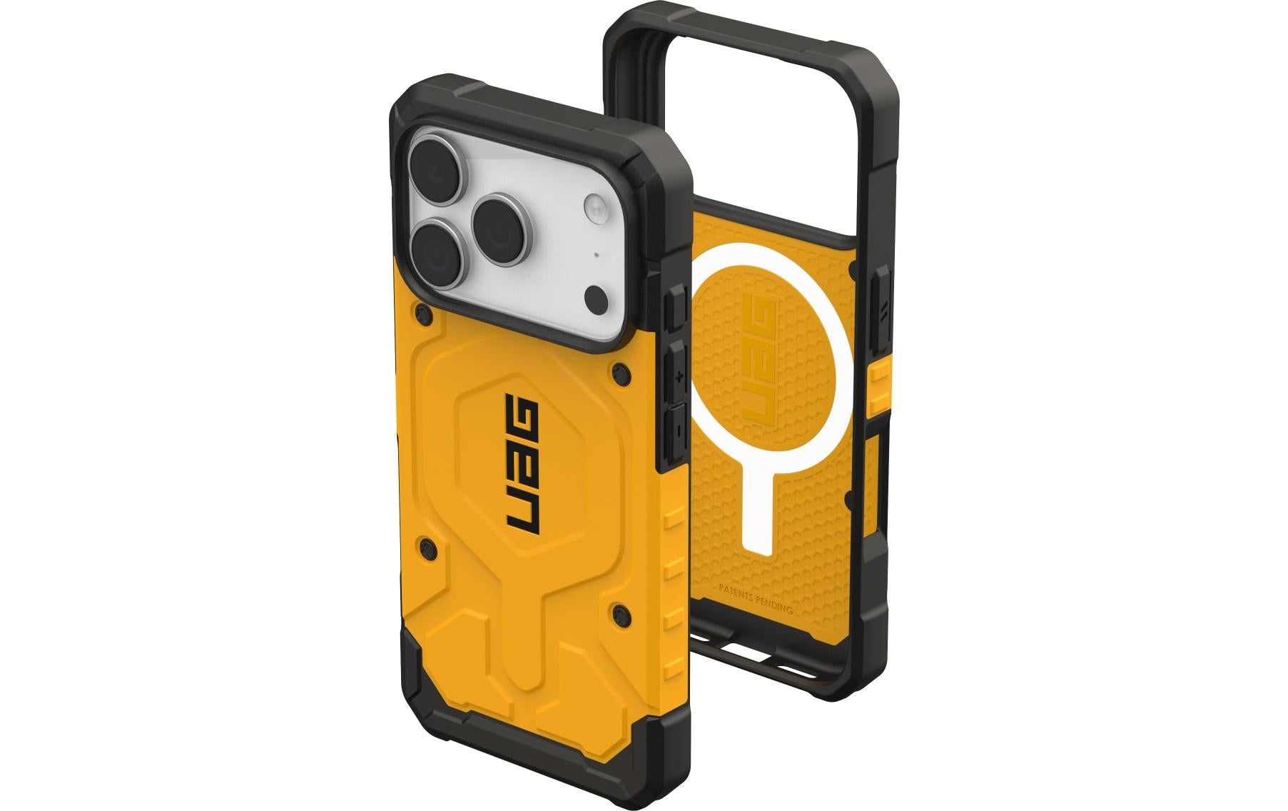 Urban Armor Gear UAG – Pathfinder MS Pro Backcover – für Apple iPhone 17 Pro – Heritage Gelb – MagSafe-kompatibel