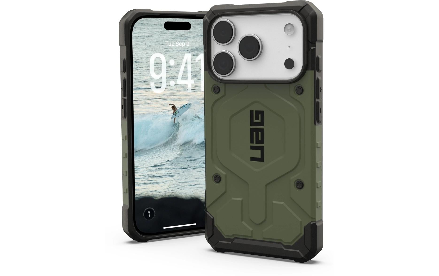 Urban Armor Gear UAG – Pathfinder MS Pro Backcover – für Apple iPhone 17 Pro – olivgrün – TPU