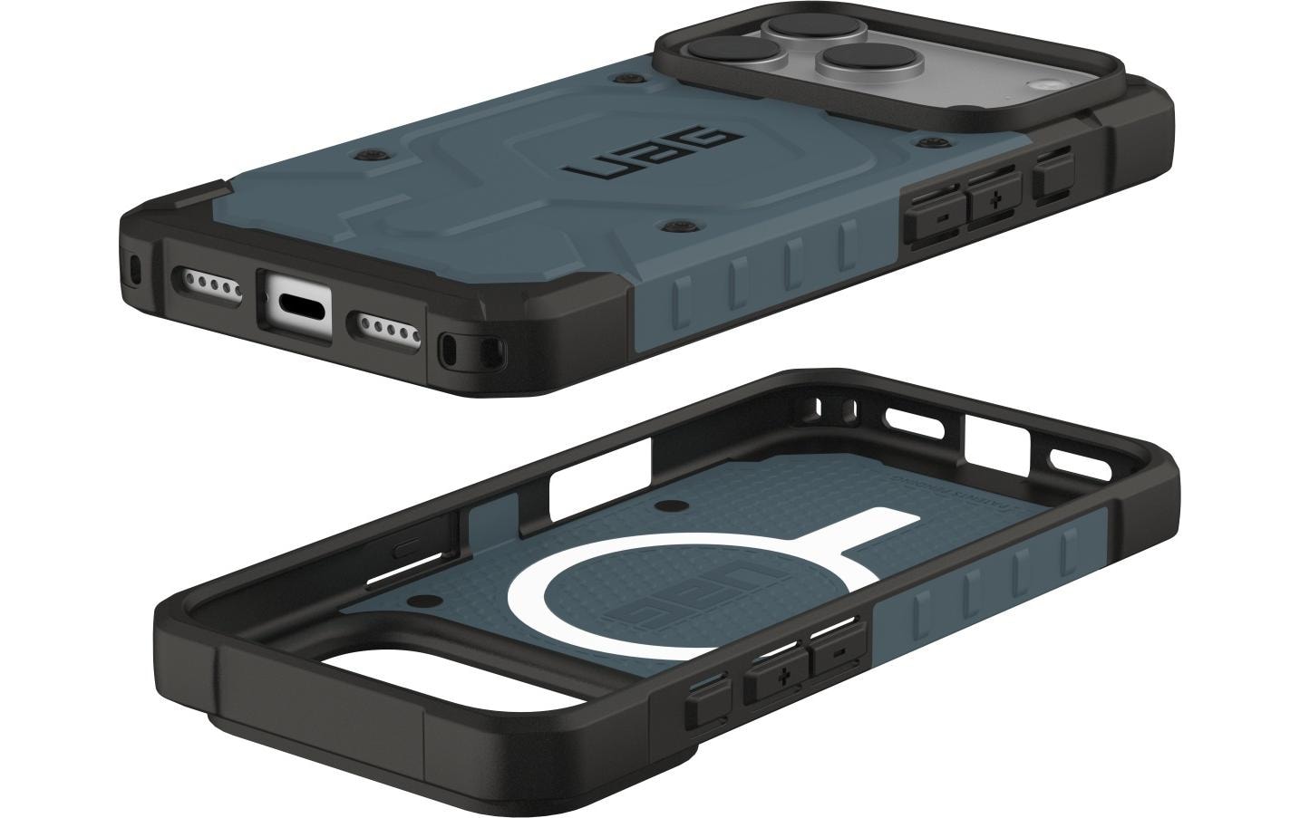 Urban Armor Gear Backcover – für Apple iPhone 17 Pro – grau – TPU, MagSafe-kompatibel