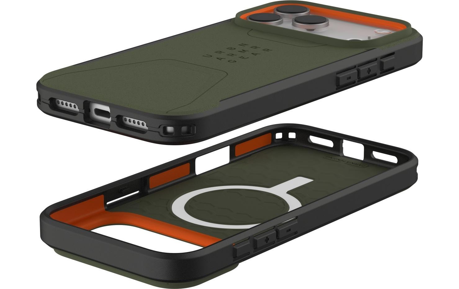Urban Armor Gear Backcover Civilian MS – für Apple iPhone 17 Pro Max – grün – PC