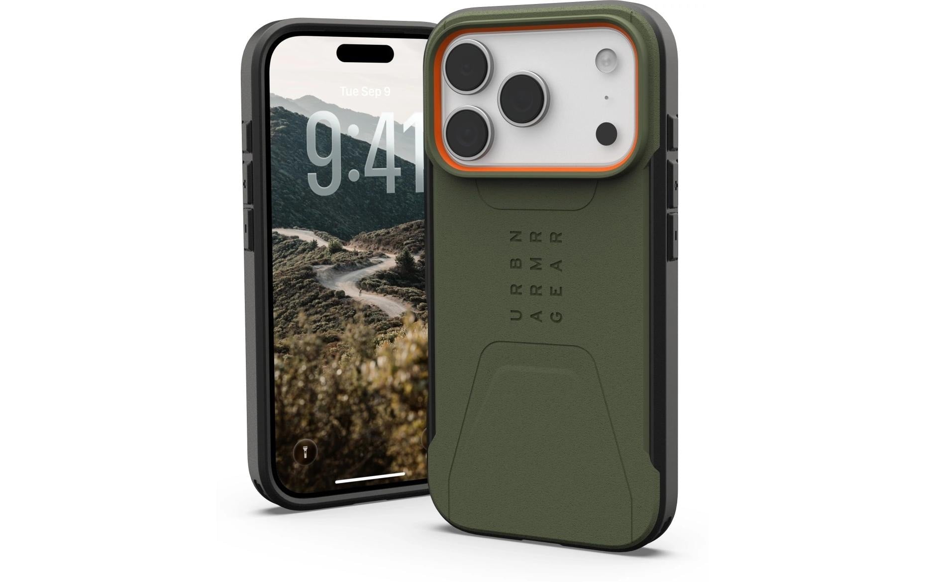 Urban Armor Gear UAG – Backcover Civilian MS Pro – für Apple iPhone 17 Pro – grün – PC