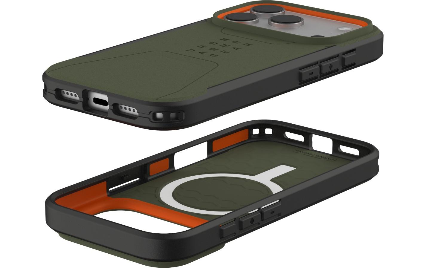 Urban Armor Gear UAG – Backcover Civilian MS Pro – für Apple iPhone 17 Pro – grün – PC