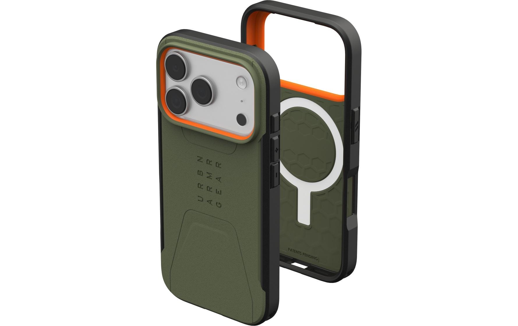 Urban Armor Gear UAG – Backcover Civilian MS Pro – für Apple iPhone 17 Pro – grün – PC