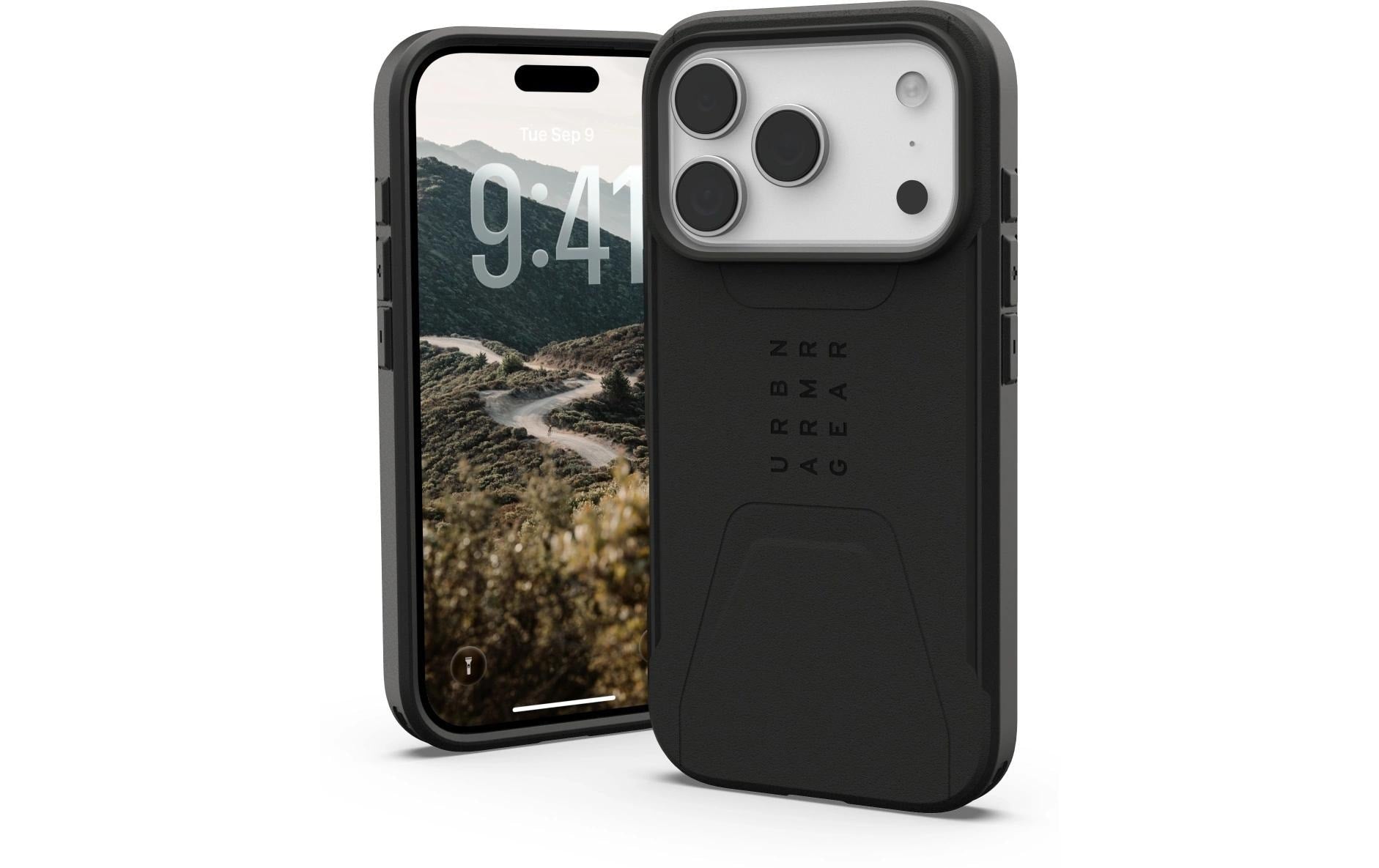 Urban Armor Gear UAG – Backcover Civilian MS Pro – für Apple iPhone 17 Pro – schwarz – PC – MagSafe-kompatibel
