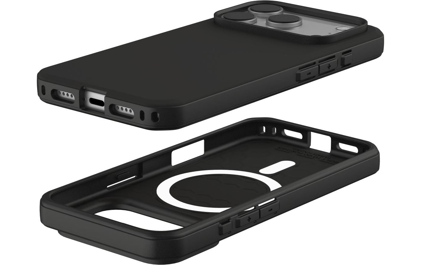 Urban Armor Gear Backcover Civilian LT MS Pro – für Apple iPhone 17 Pro – schwarz – TPU – MagSafe-kompatibel