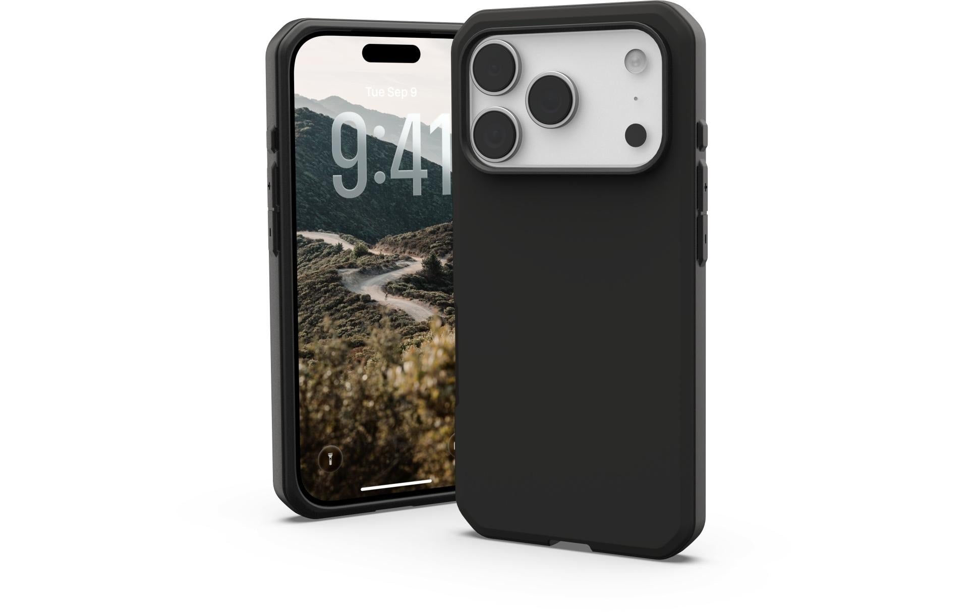 Urban Armor Gear Backcover Civilian LT MS Pro – für Apple iPhone 17 Pro – schwarz – TPU – MagSafe-kompatibel