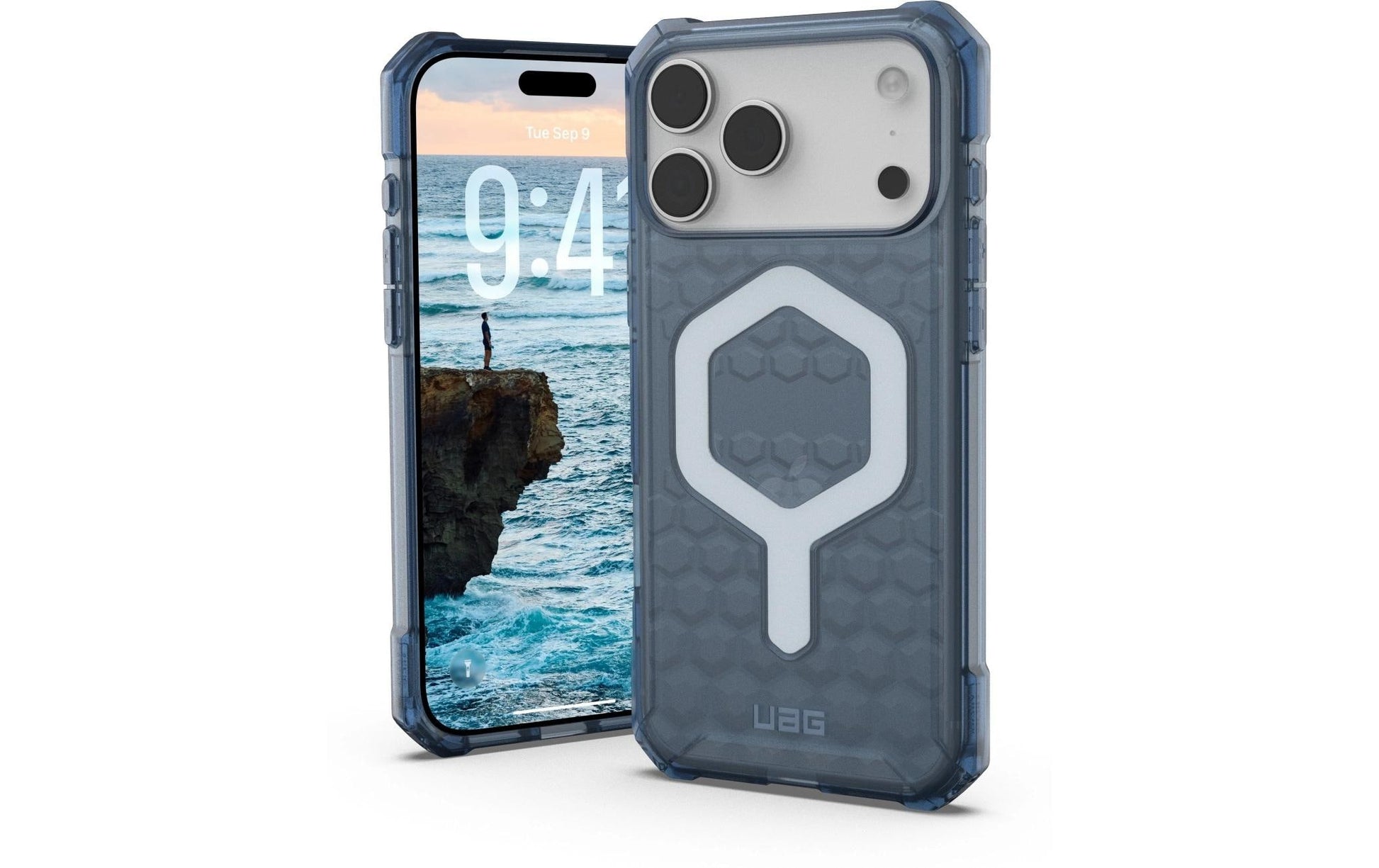 Urban Armor Gear Backcover – für Apple iPhone 17 Pro Max – Wolkenblau – TPU, MagSafe-kompatibel