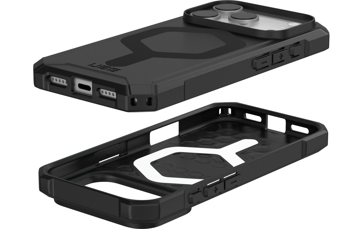Urban Armor Gear UAG – Essential Armor MS Pro Backcover – für Apple iPhone 17 Pro – schwarz