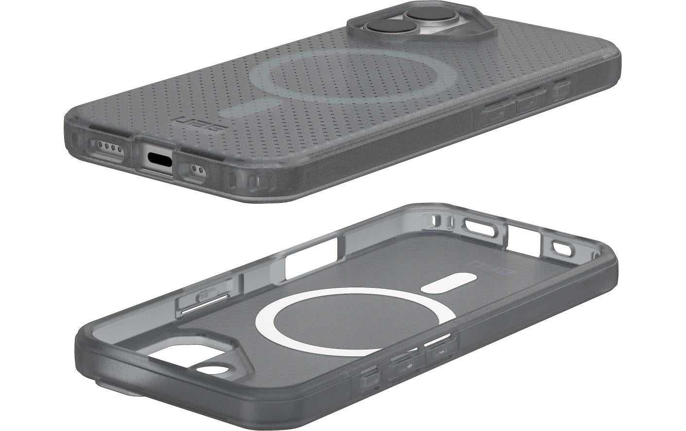 Urban Armor Gear UAG – Backcover Dot MS – für Apple iPhone 17 – grau – TPU, MagSafe-kompatibel