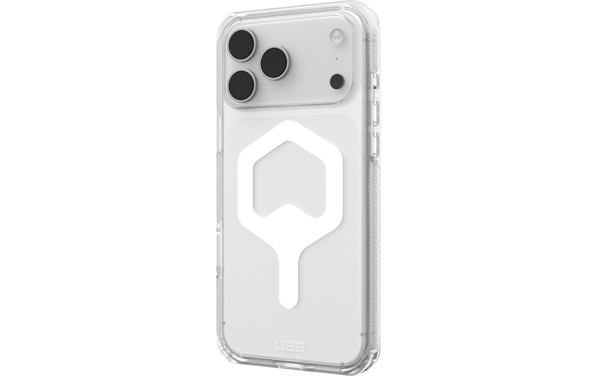 Urban Armor Gear Backcover Plyo – für Apple iPhone 17 Pro Max – Ice/Weiss – TPU/PC – MagSafe-kompatibel