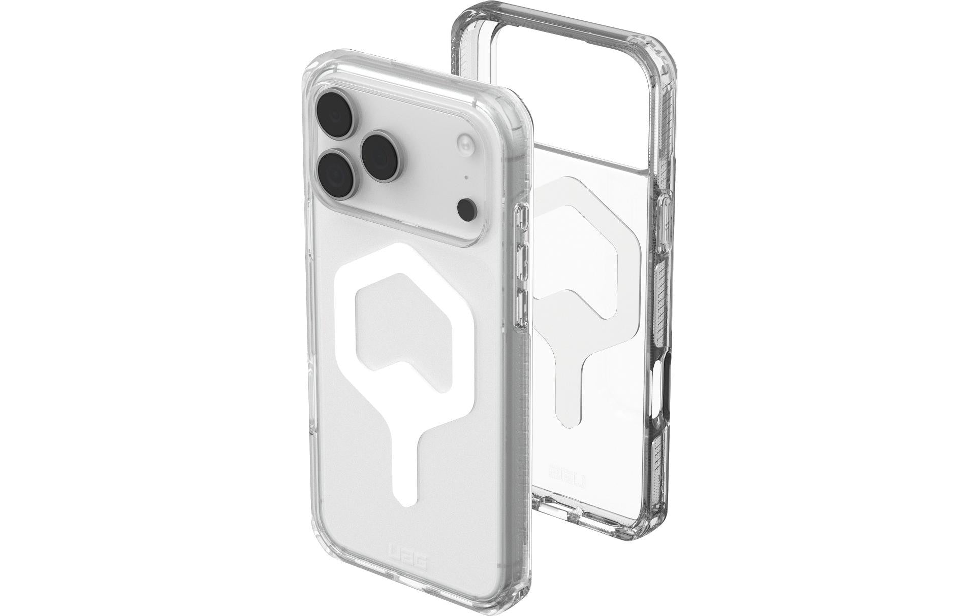 Urban Armor Gear Backcover Plyo – für Apple iPhone 17 Pro Max – Ice/Weiss – TPU/PC – MagSafe-kompatibel