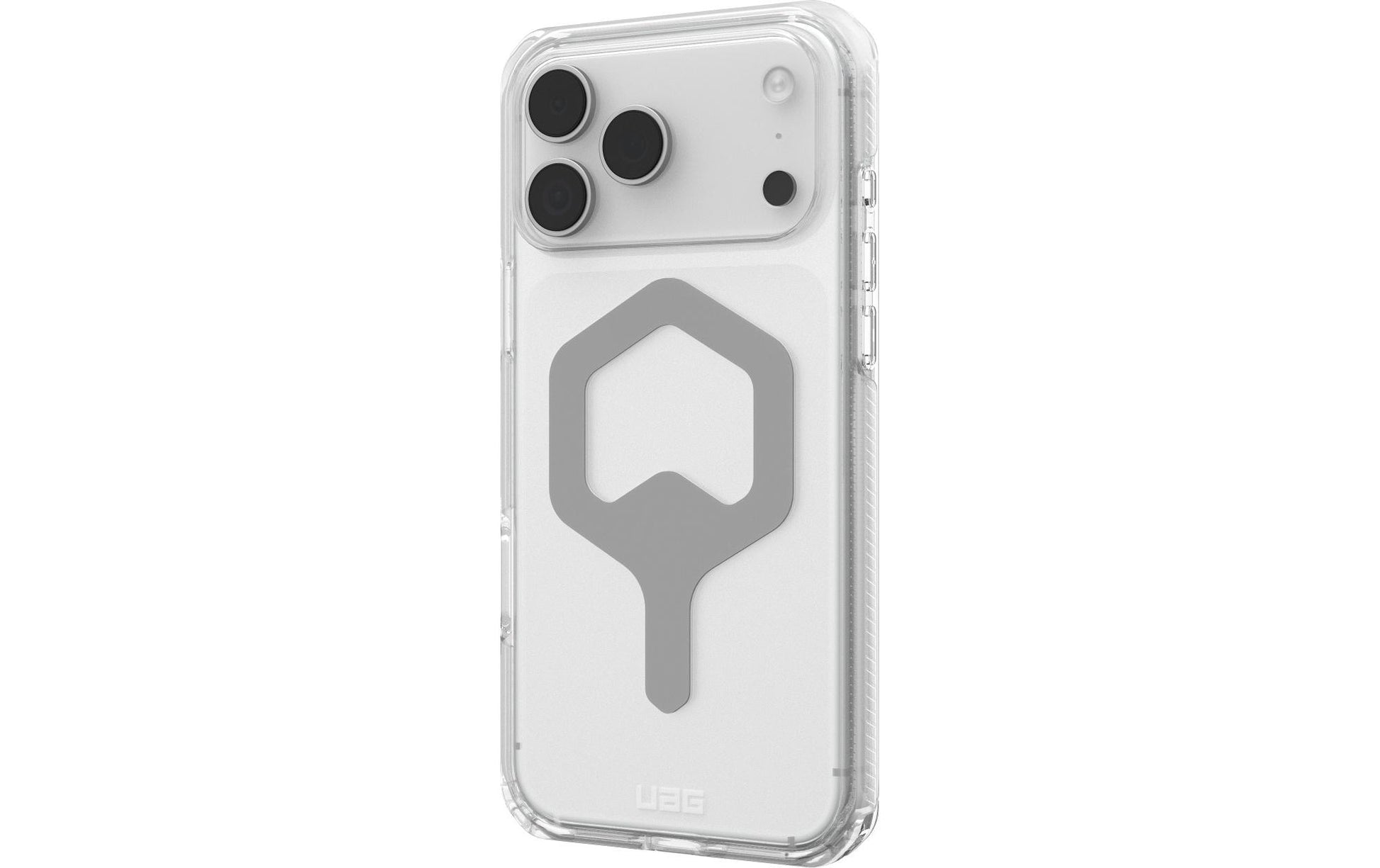 Urban Armor Gear Backcover Plyo – für Apple iPhone 17 Pro Max – Ice/Silber – TPU/PC – MagSafe-kompatibel