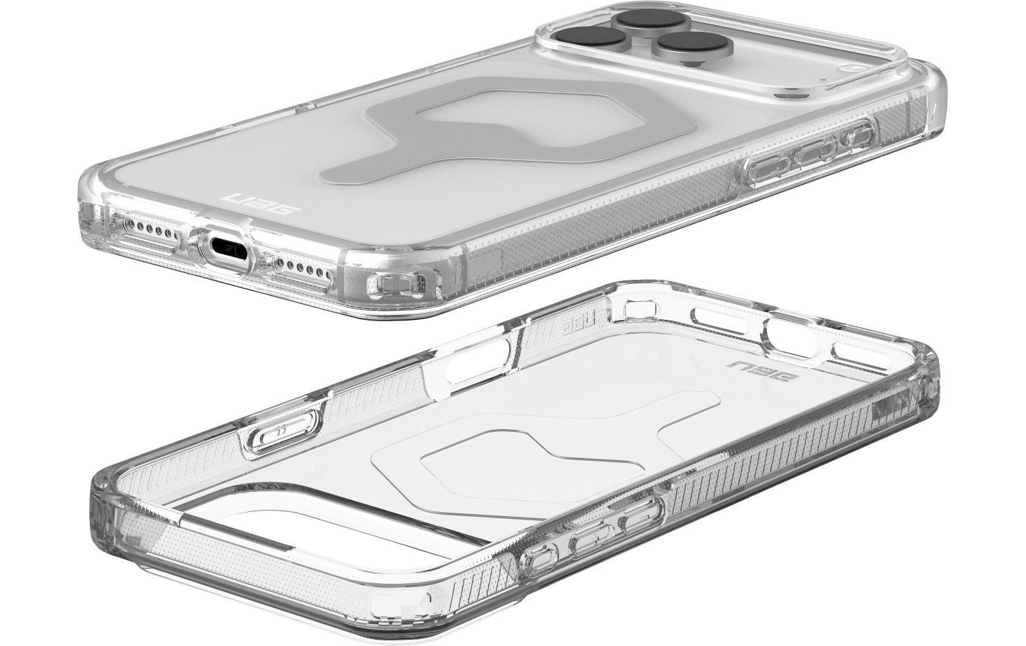 Urban Armor Gear Backcover Plyo – für Apple iPhone 17 Pro Max – Ice/Silber – TPU/PC – MagSafe-kompatibel