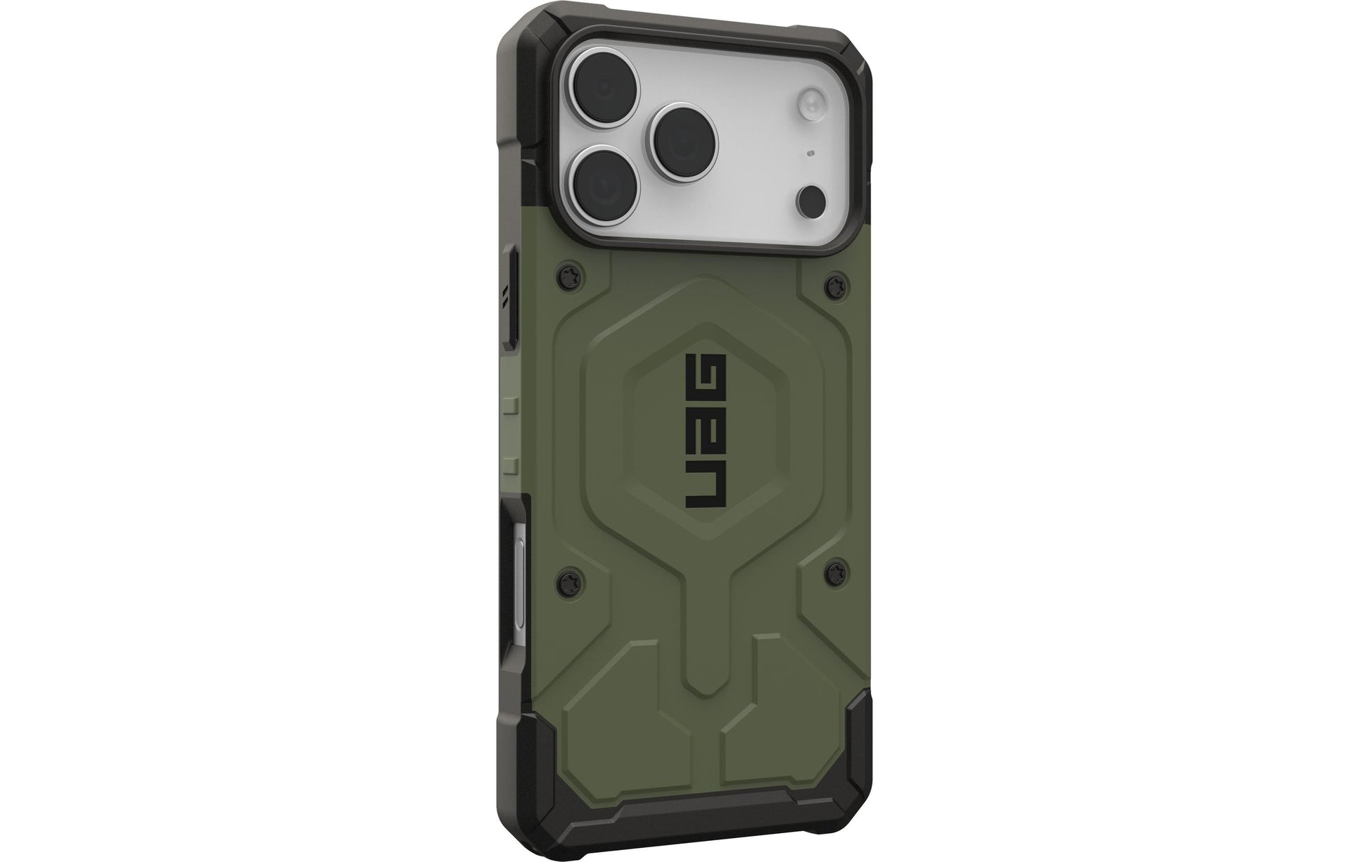 Urban Armor Gear Backcover Pathfinder – für Apple iPhone 17 Pro Max – olivgrün – TPU, MagSafe-kompatibel