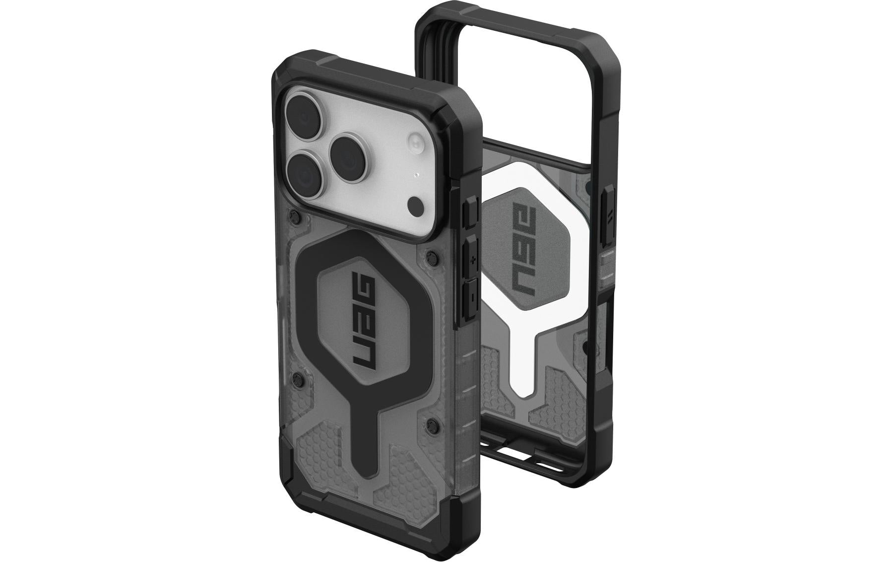 Urban Armor Gear Backcover Pathfinder MS Pro – für Apple iPhone 17 Pro – Grau/Schwarz – MagSafe-kompatibel