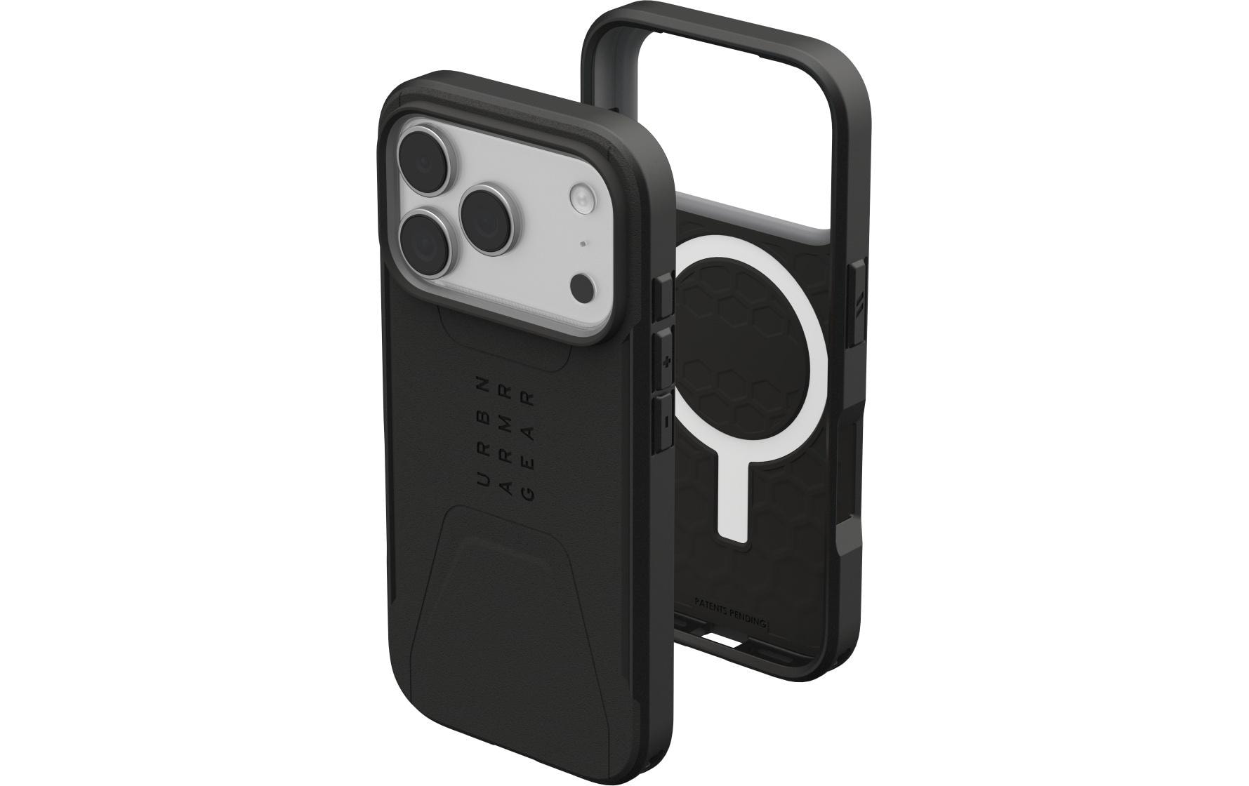 Urban Armor Gear UAG – Backcover Civilian MS Pro – für Apple iPhone 17 Pro – schwarz – PC – MagSafe-kompatibel