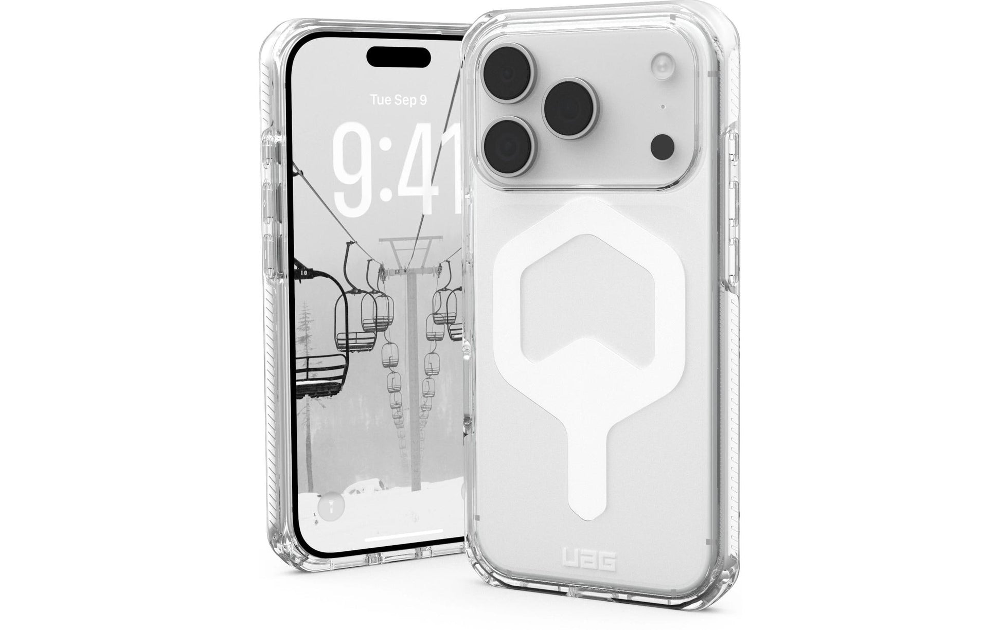 Urban Armor Gear UAG – Backcover Plyo MS Pro – für Apple iPhone 17 Pro – transparent/weiss