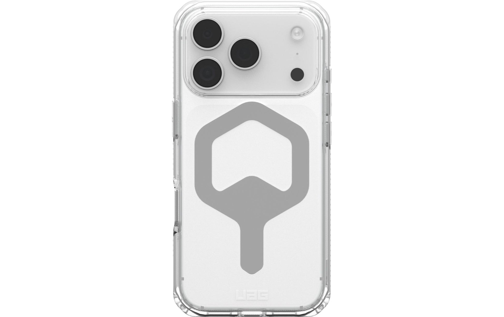 Urban Armor Gear UAG – Backcover Plyo MS Pro – für Apple iPhone 17 Pro – transparent/silber – TPU/PC, MagSafe-kompatibel