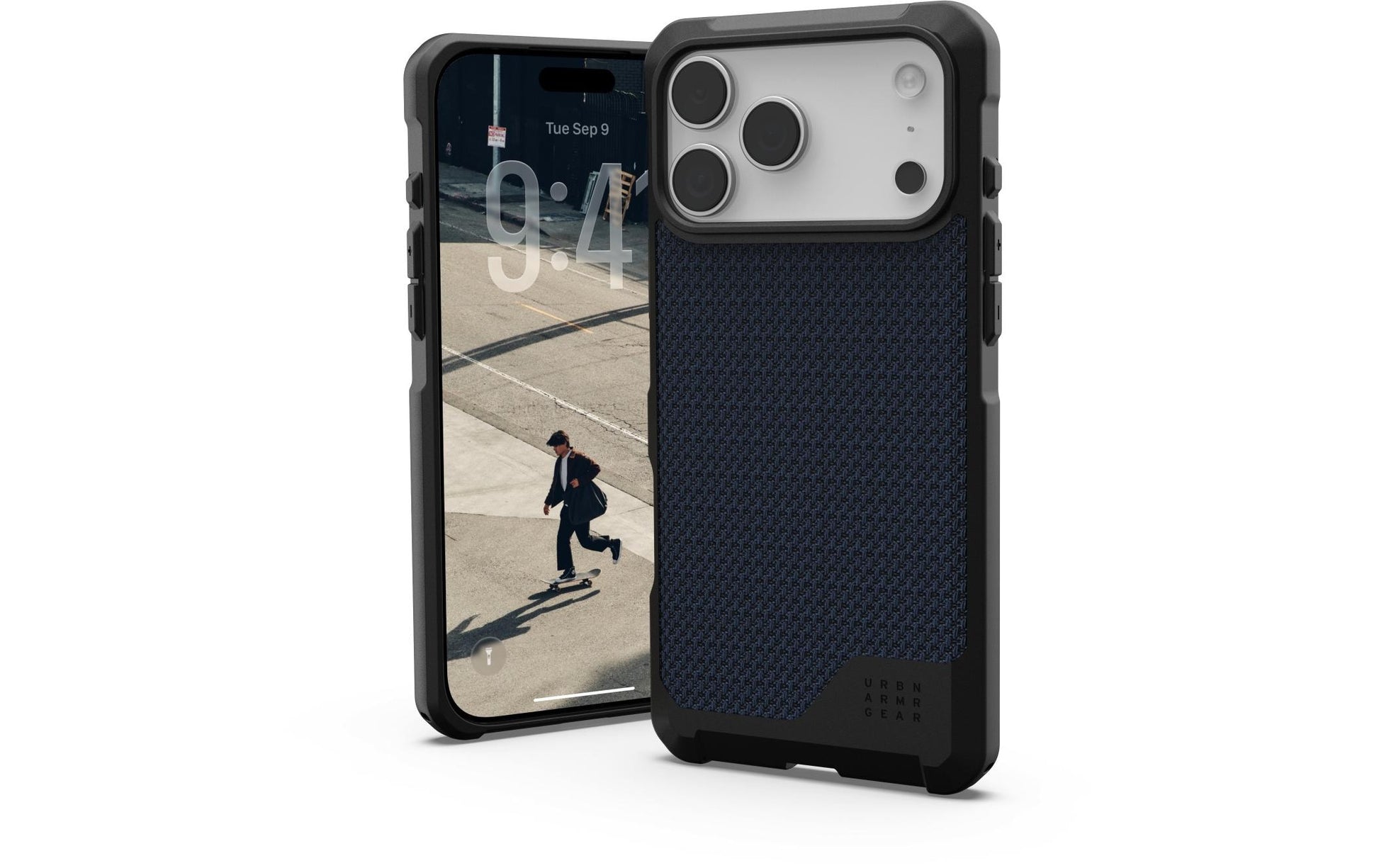 Urban Armor Gear Backcover Metropolis LT – für Apple iPhone 17 Pro Max – Kevlar Mallard – MagSafe-kompatibel