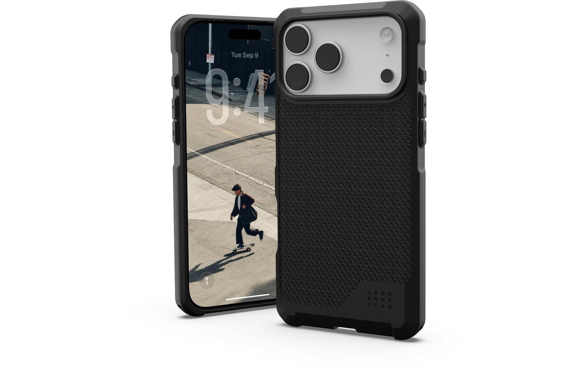 Urban Armor Gear UAG – Metropolis LT Backcover – für Apple iPhone 17 Pro Max – schwarz – Kunstleder