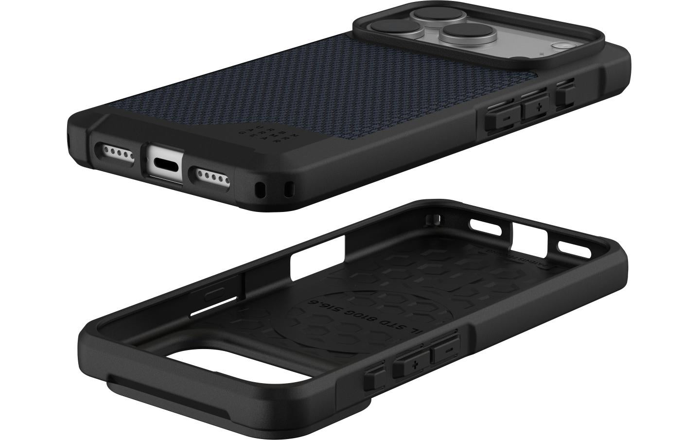 Urban Armor Gear UAG Metropolis LT MS Pro Rückcover – für Apple iPhone 17 Pro – PU, Kevlar Mallard, bis 4 m Sturzsicherung