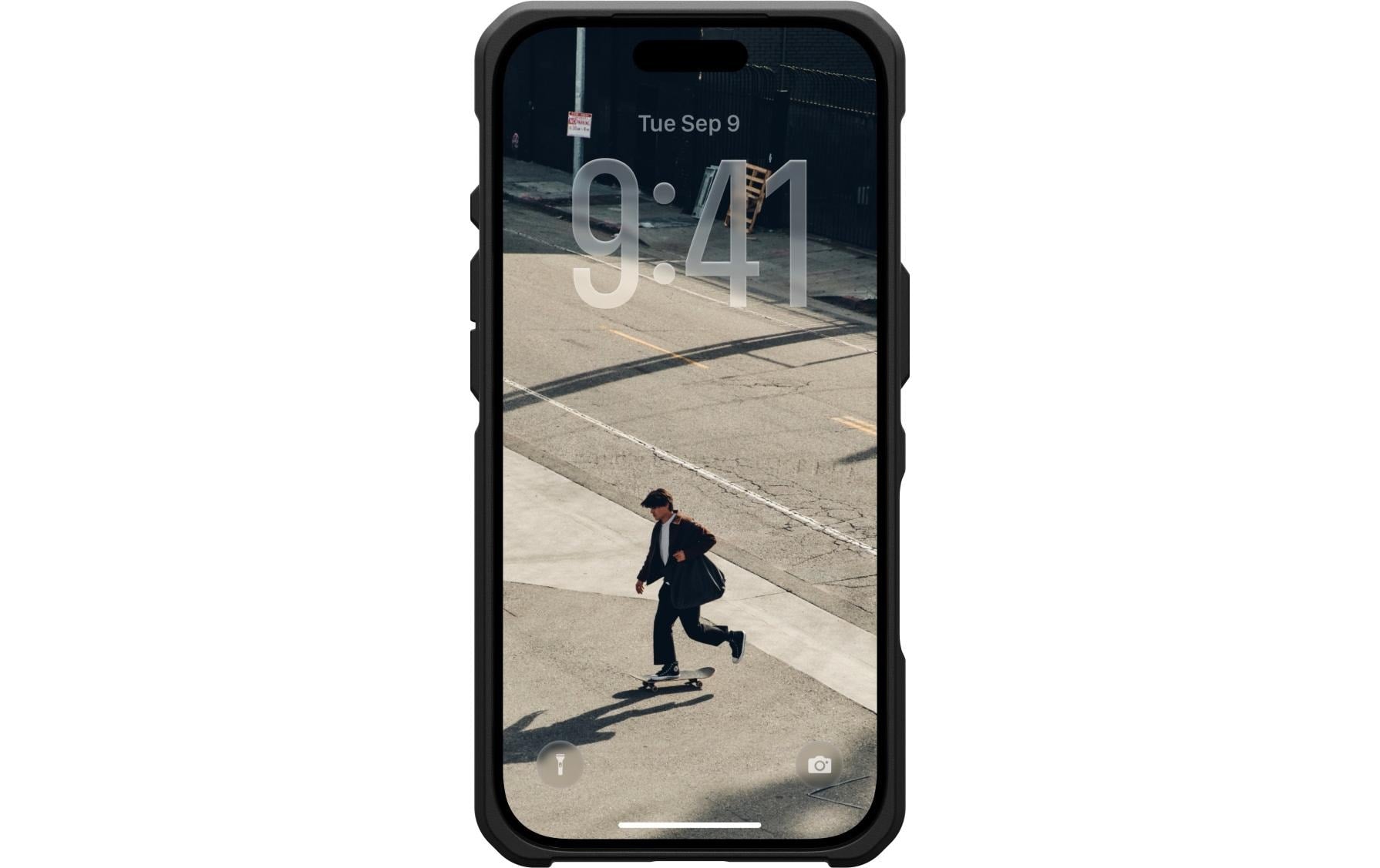 Urban Armor Gear UAG – Backcover Metropolis LT MS Pro – für Apple iPhone 17 Pro – schwarz – Kunstleder