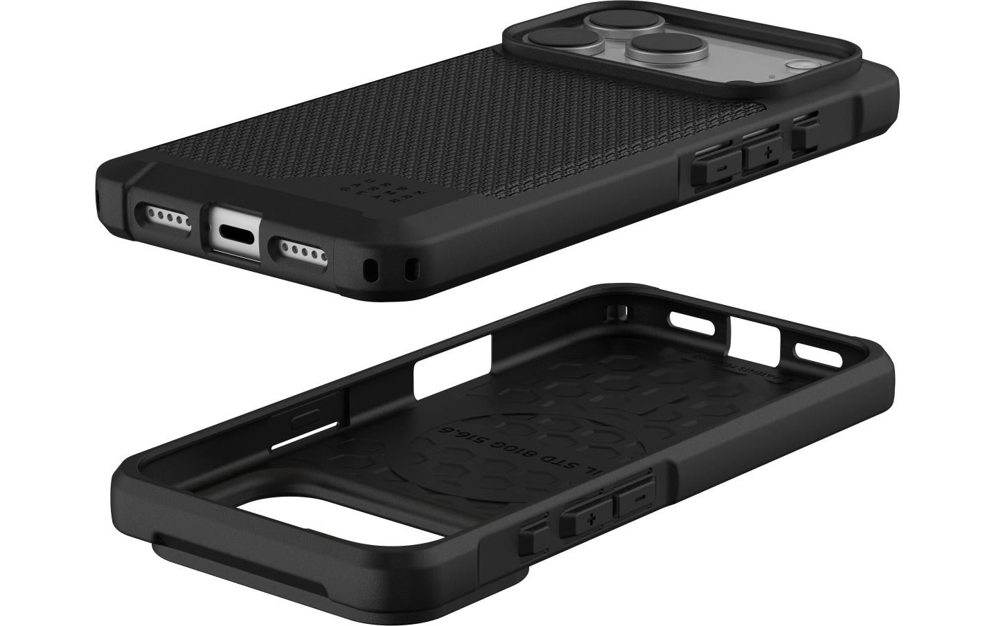 Urban Armor Gear UAG – Backcover Metropolis LT MS Pro – für Apple iPhone 17 Pro – schwarz – Kunstleder