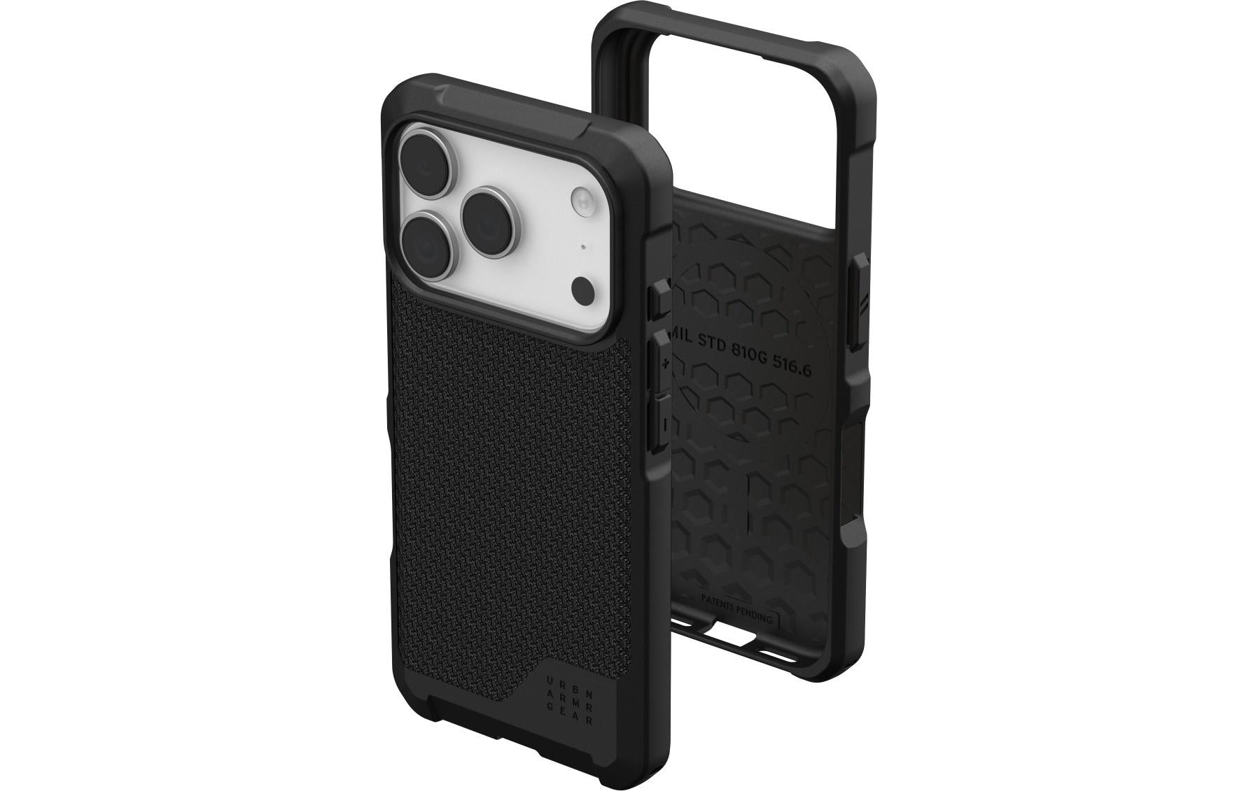 Urban Armor Gear UAG – Backcover Metropolis LT MS Pro – für Apple iPhone 17 Pro – schwarz – Kunstleder