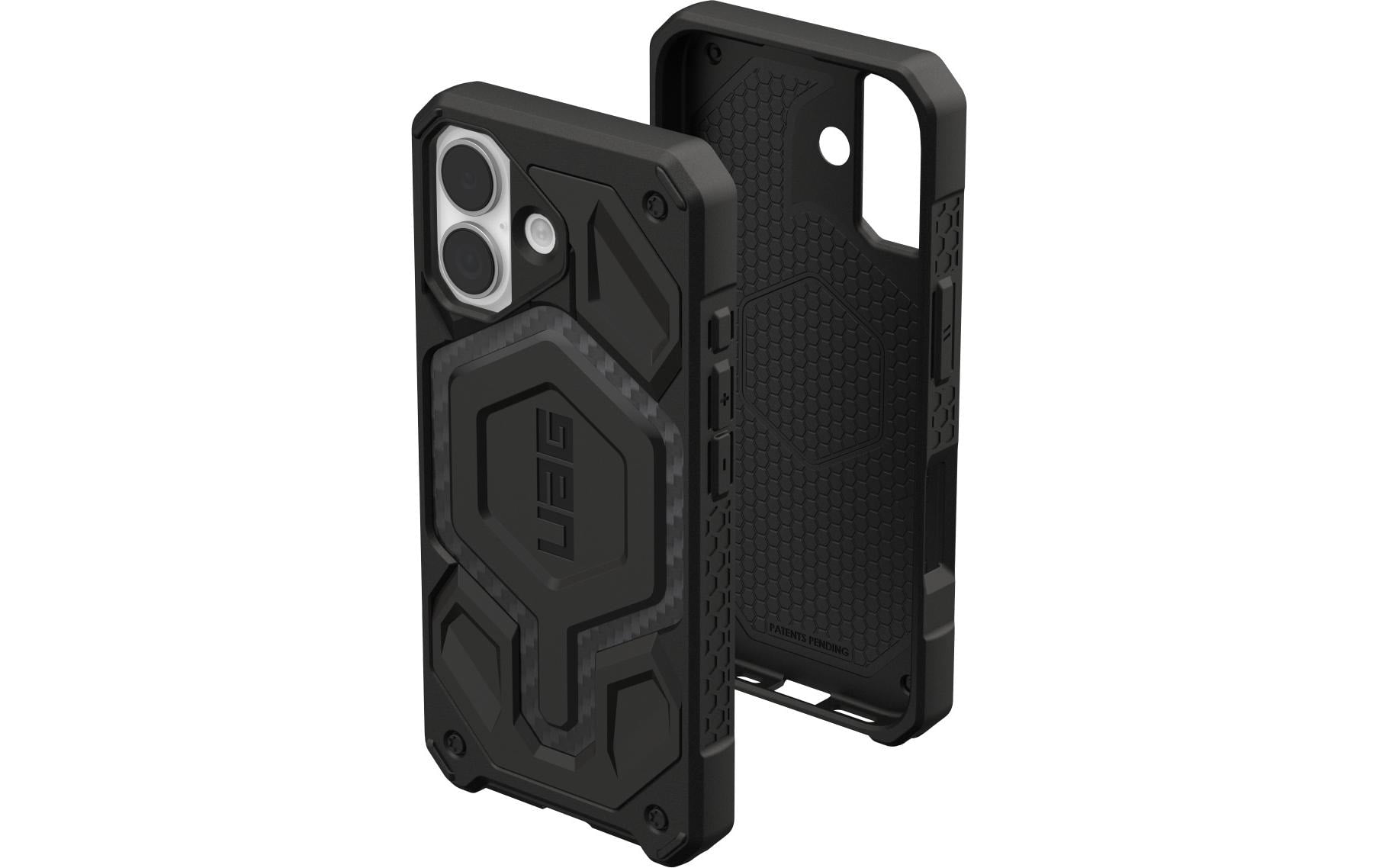Urban Armor Gear Backcover Monarch Pro MS – für Apple iPhone 17 – Carbonfaser – PC