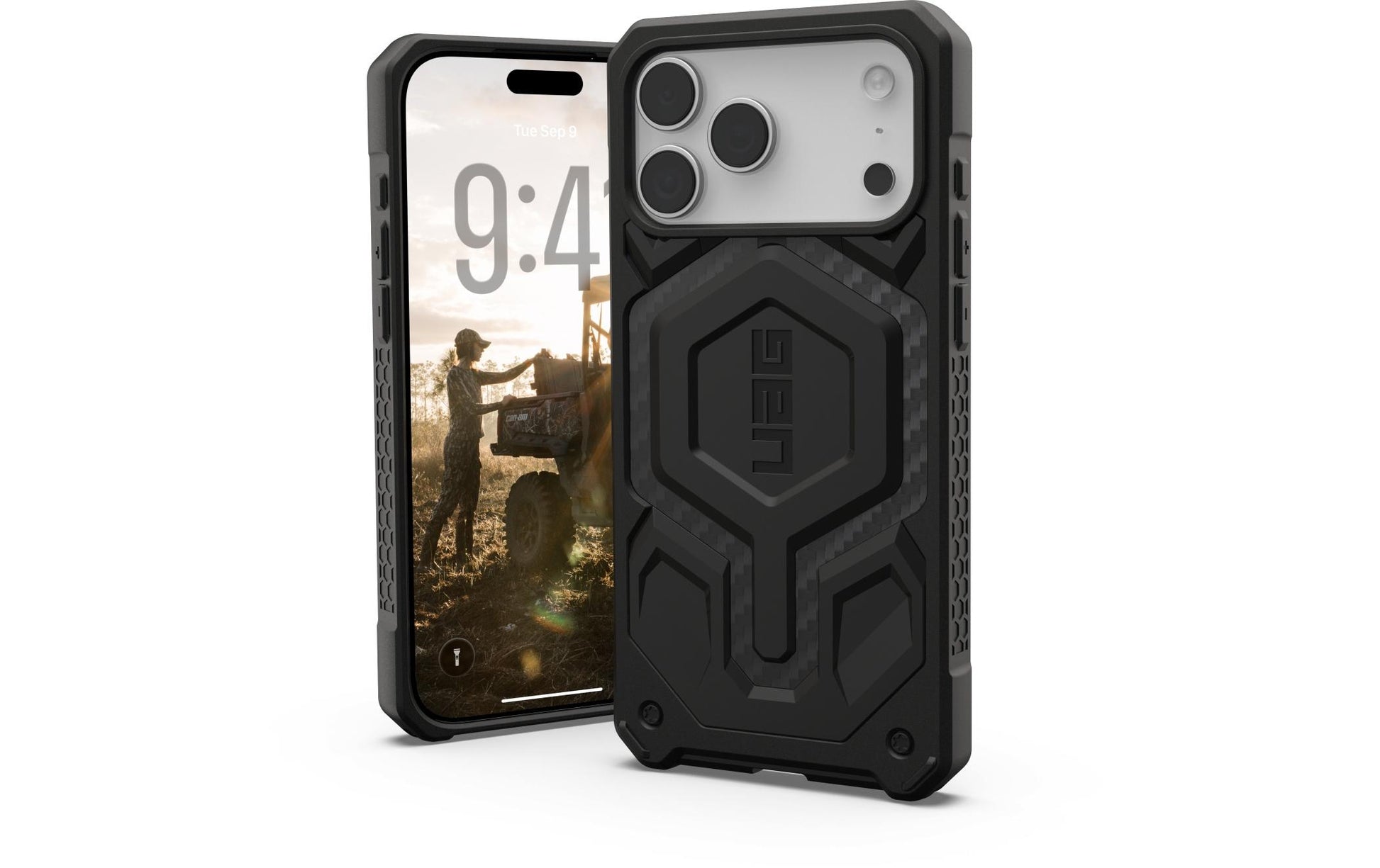 Urban Armor Gear UAG – Monarch Pro Backcover – für Apple iPhone 17 Pro Max – Carbonfaser – PC