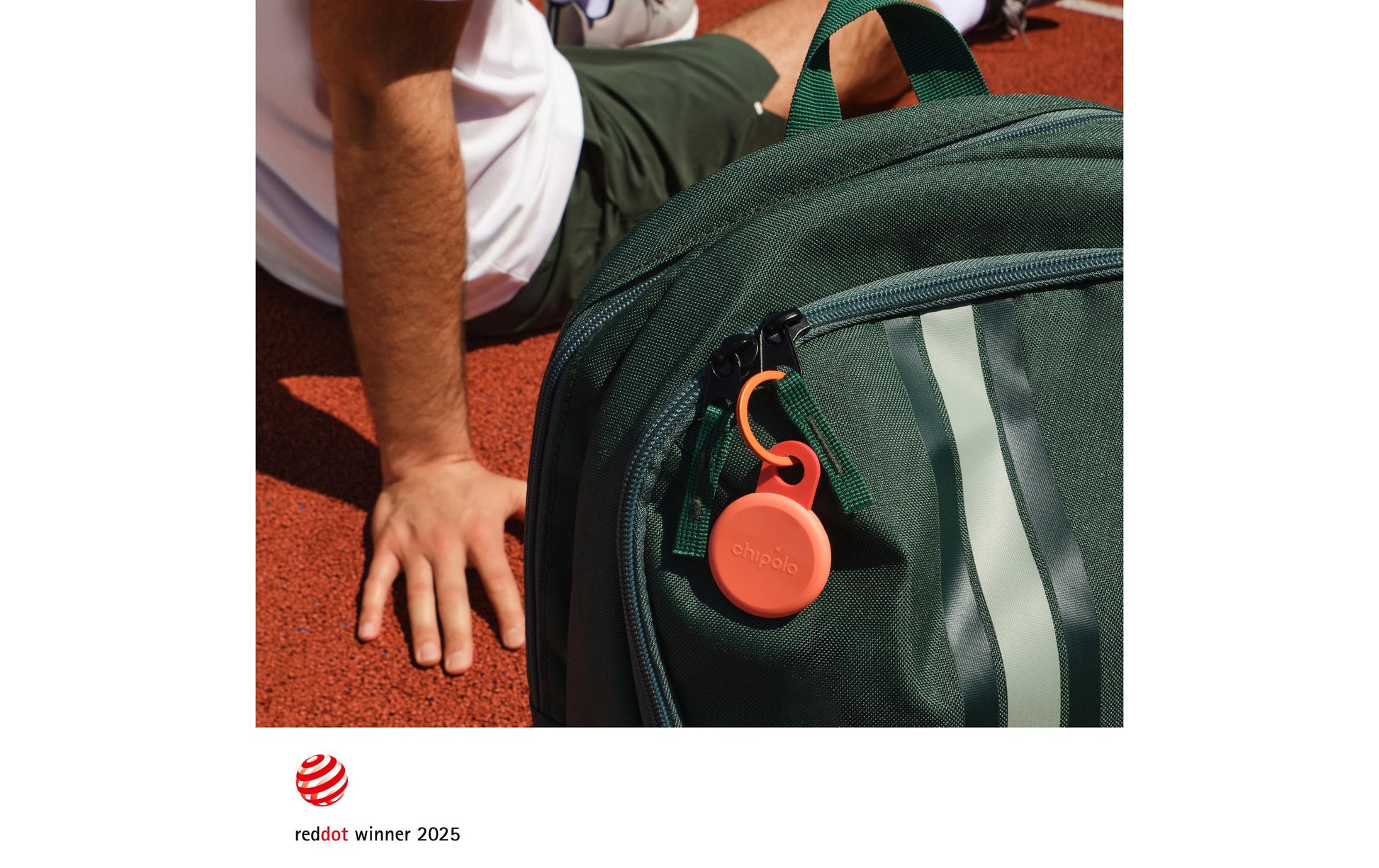 Chipolo LOOP – Bluetooth-Tracker, für Apple Find My, Reichweite 120 m, Koralle