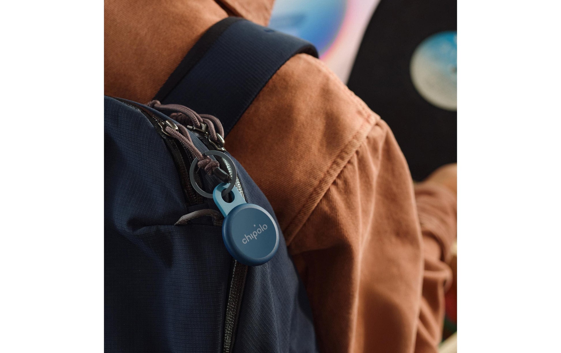 Chipolo LOOP Schlüsselanhänger – Dunkelblau – für iOS