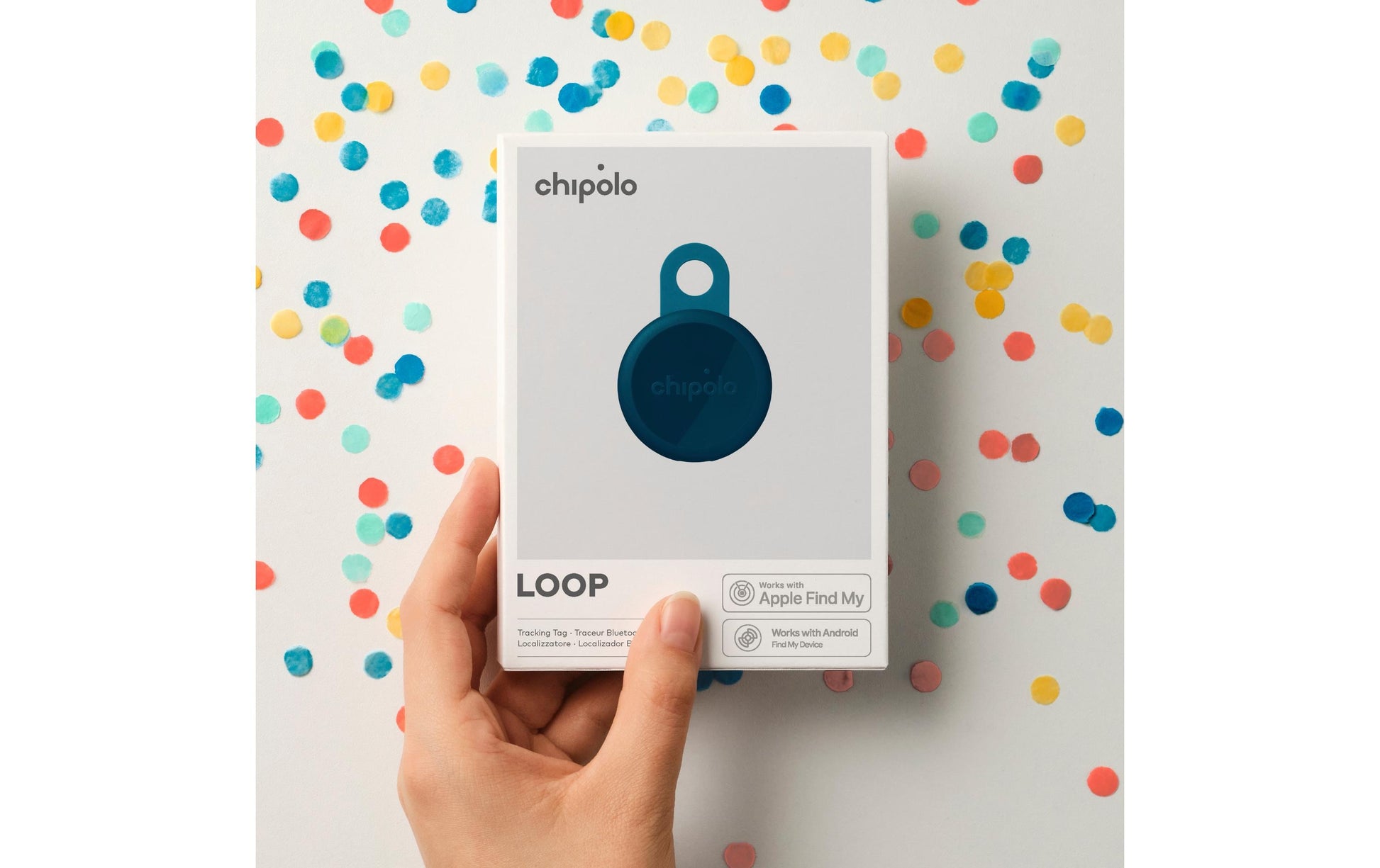 Chipolo LOOP Schlüsselanhänger – Dunkelblau – für iOS