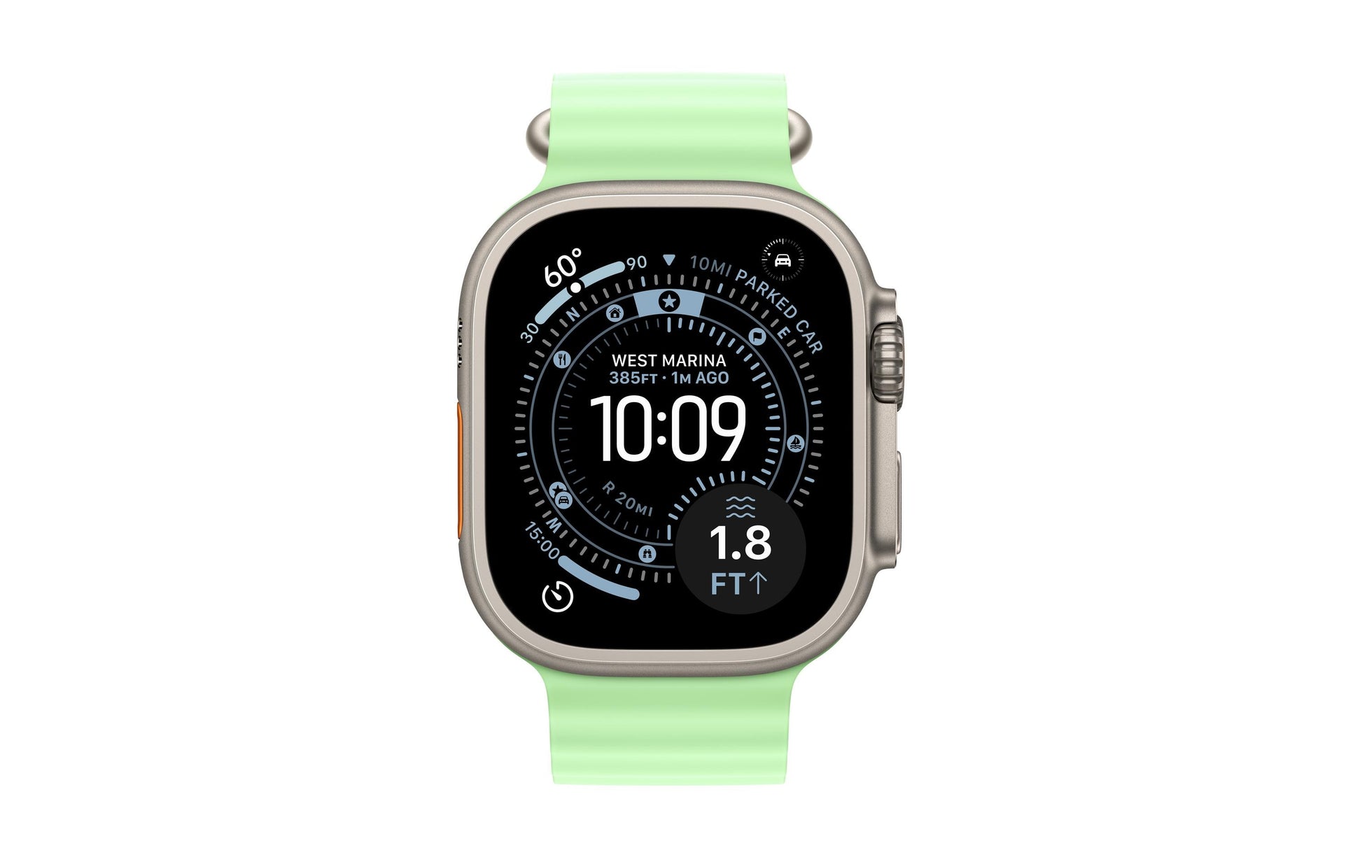 Apple Ocean Band – Grün, für Apple Watch