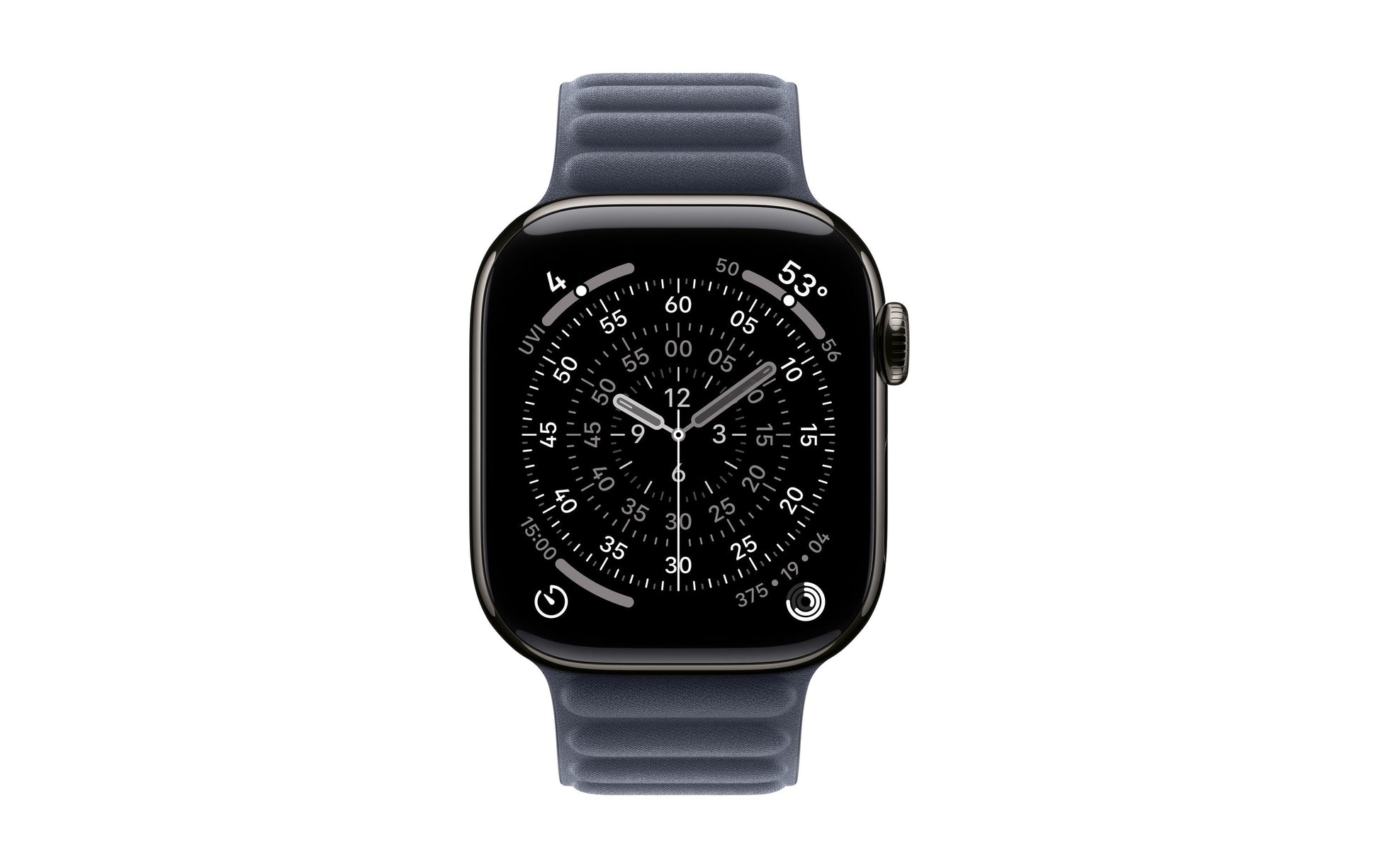 Apple Magnetic Link – Armband – für Apple Watch 42 mm, Navy, S/M, Polyester