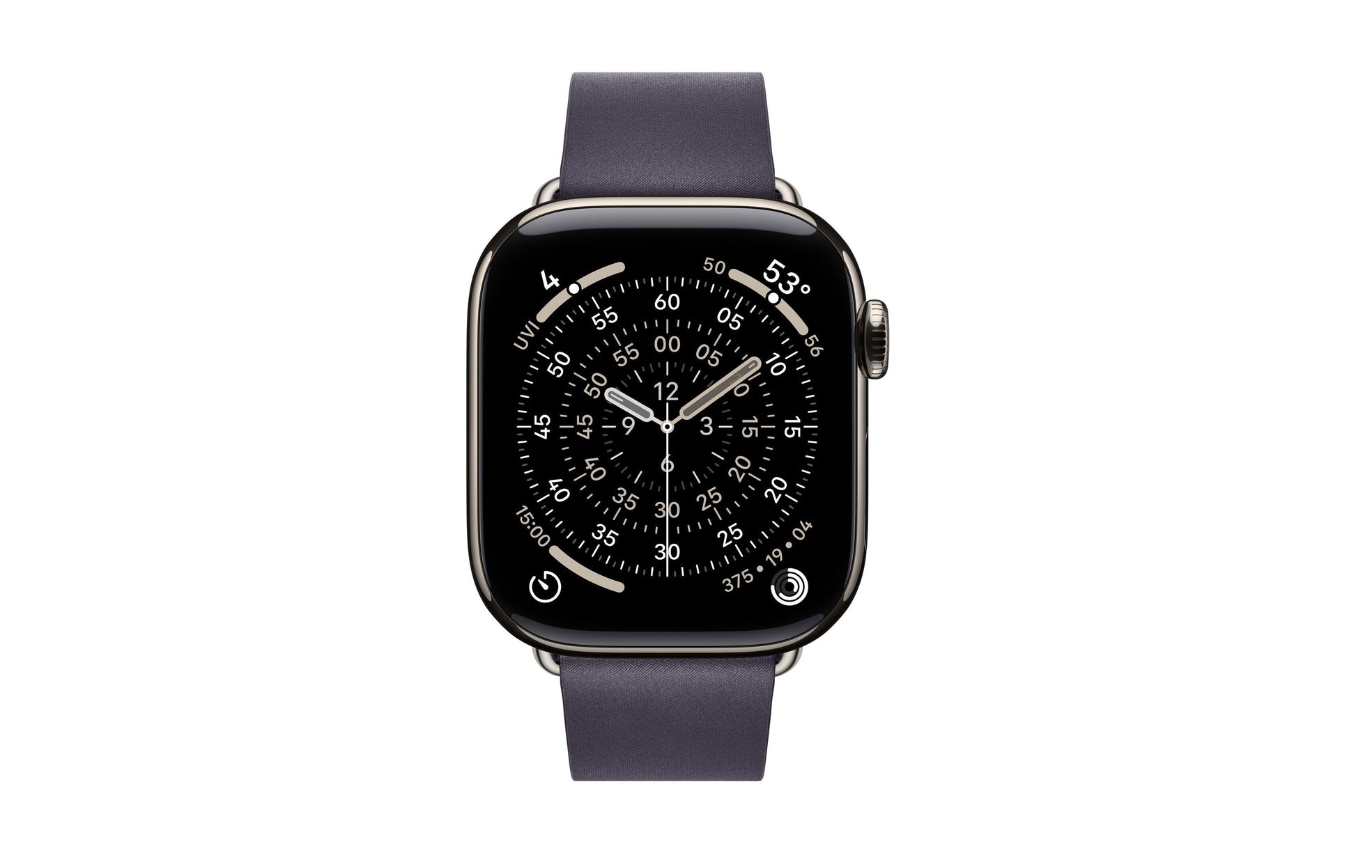 Apple Modern Buckle – Armband – für Apple Watch 42 mm, Midnight Purple, Grösse S, Polyester