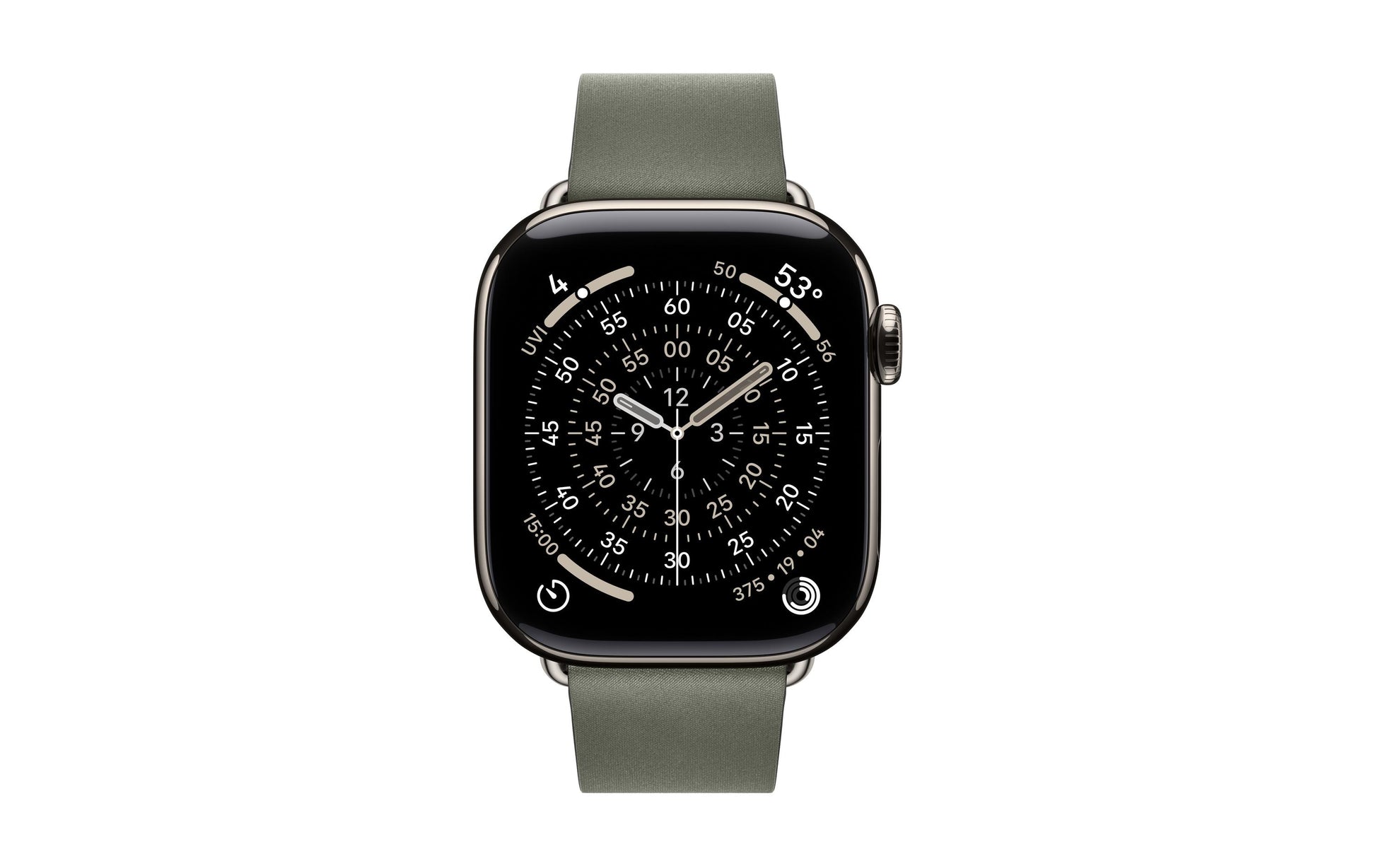 Apple Modern Buckle – Armband – für Apple Watch 42 mm, Sage Gray, Bandgrösse L, Polyester